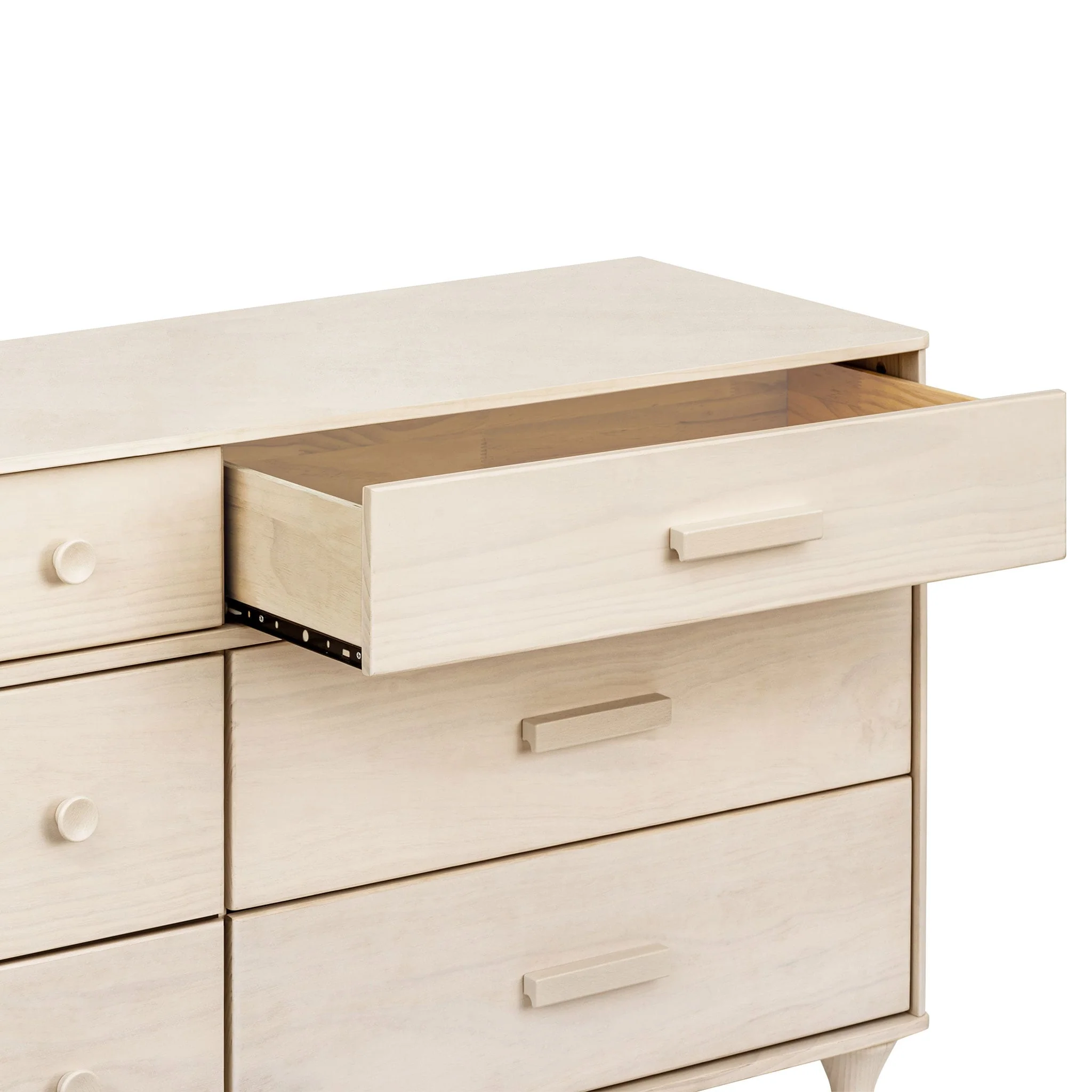 Commode Double 6 Tiroirs Lolly - Naturel Lavé - Image 8