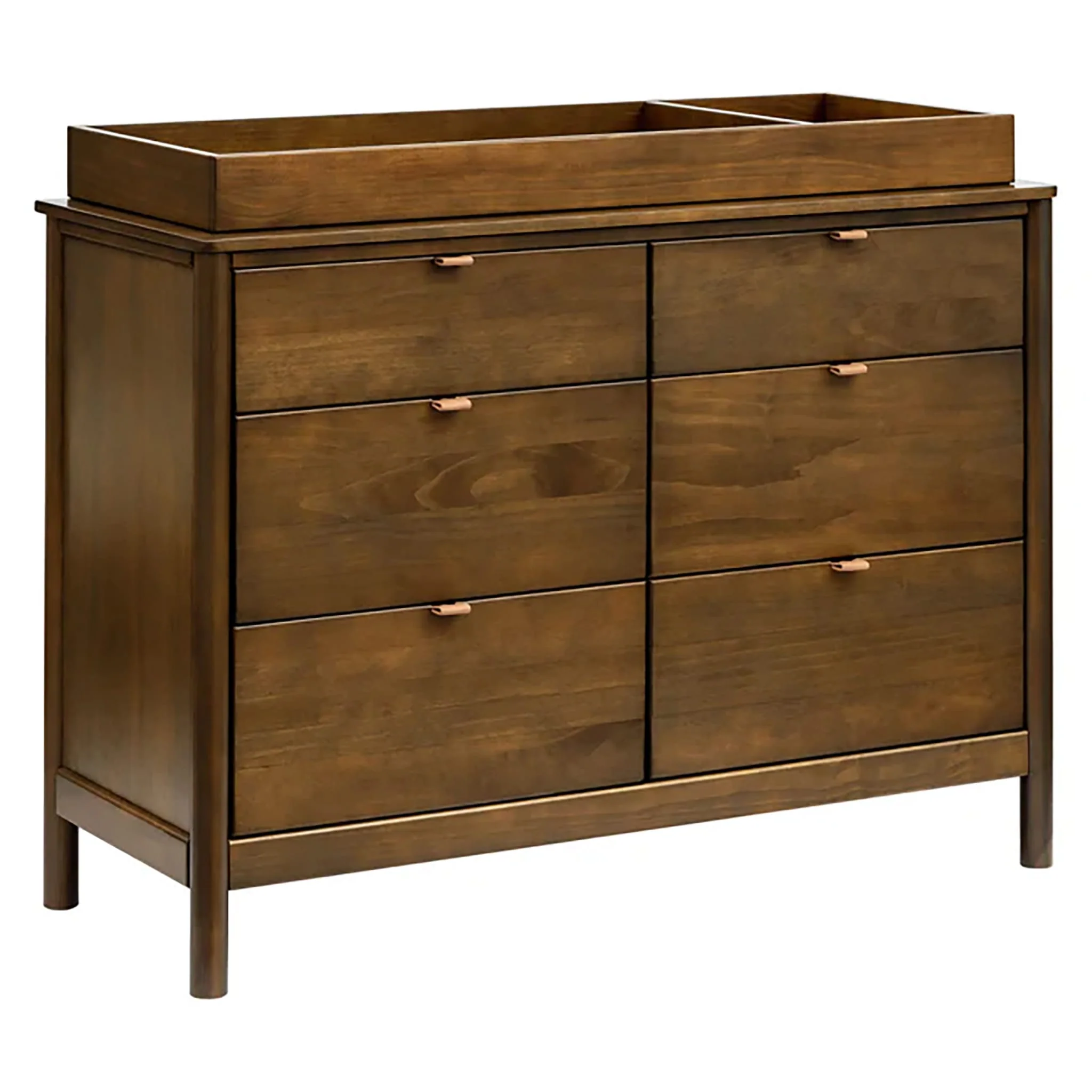 Commode Bondi à 6 tiroirs - Noyer Naturel - Image 4