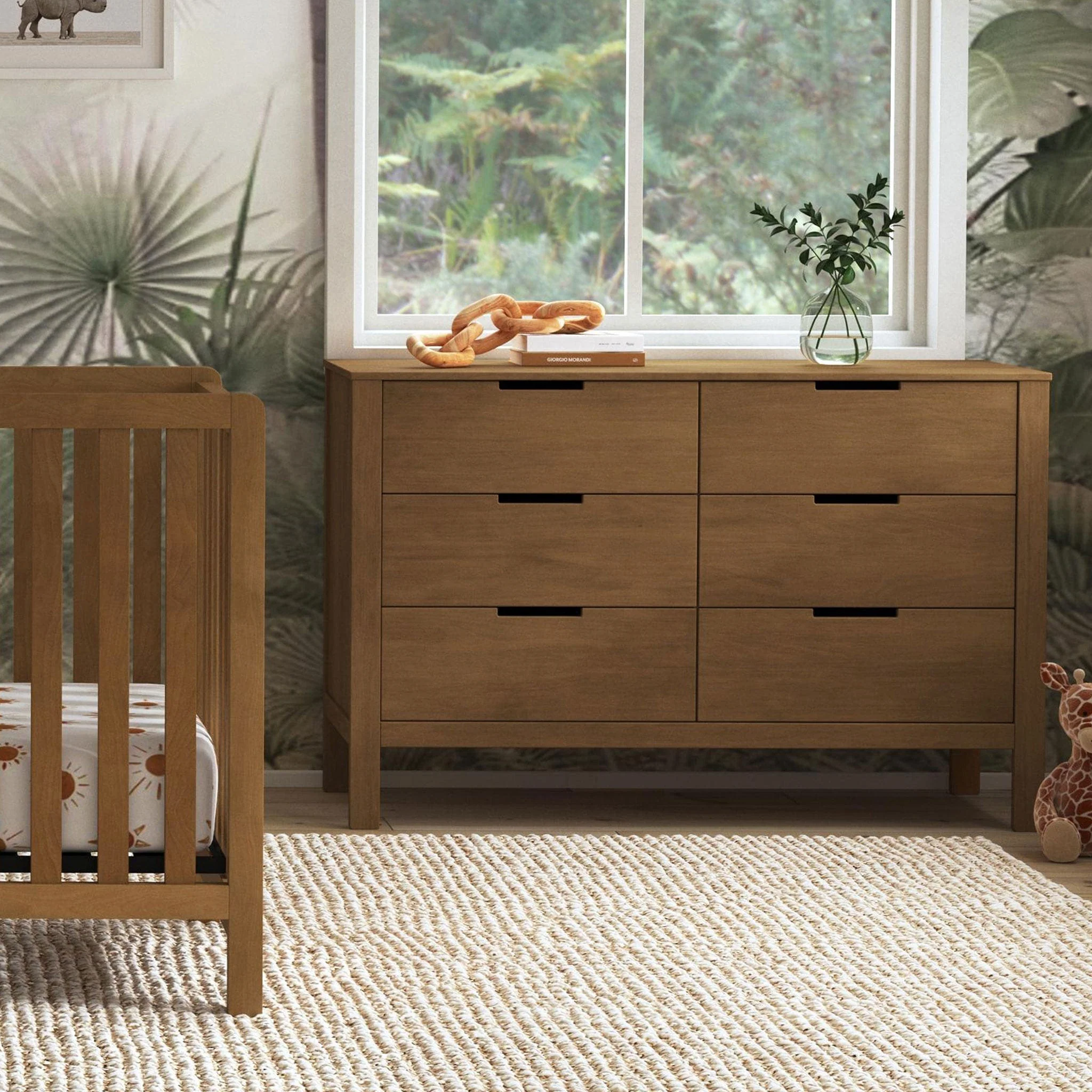 Commode 6 Tiroirs Colby - Noyer - Image 9