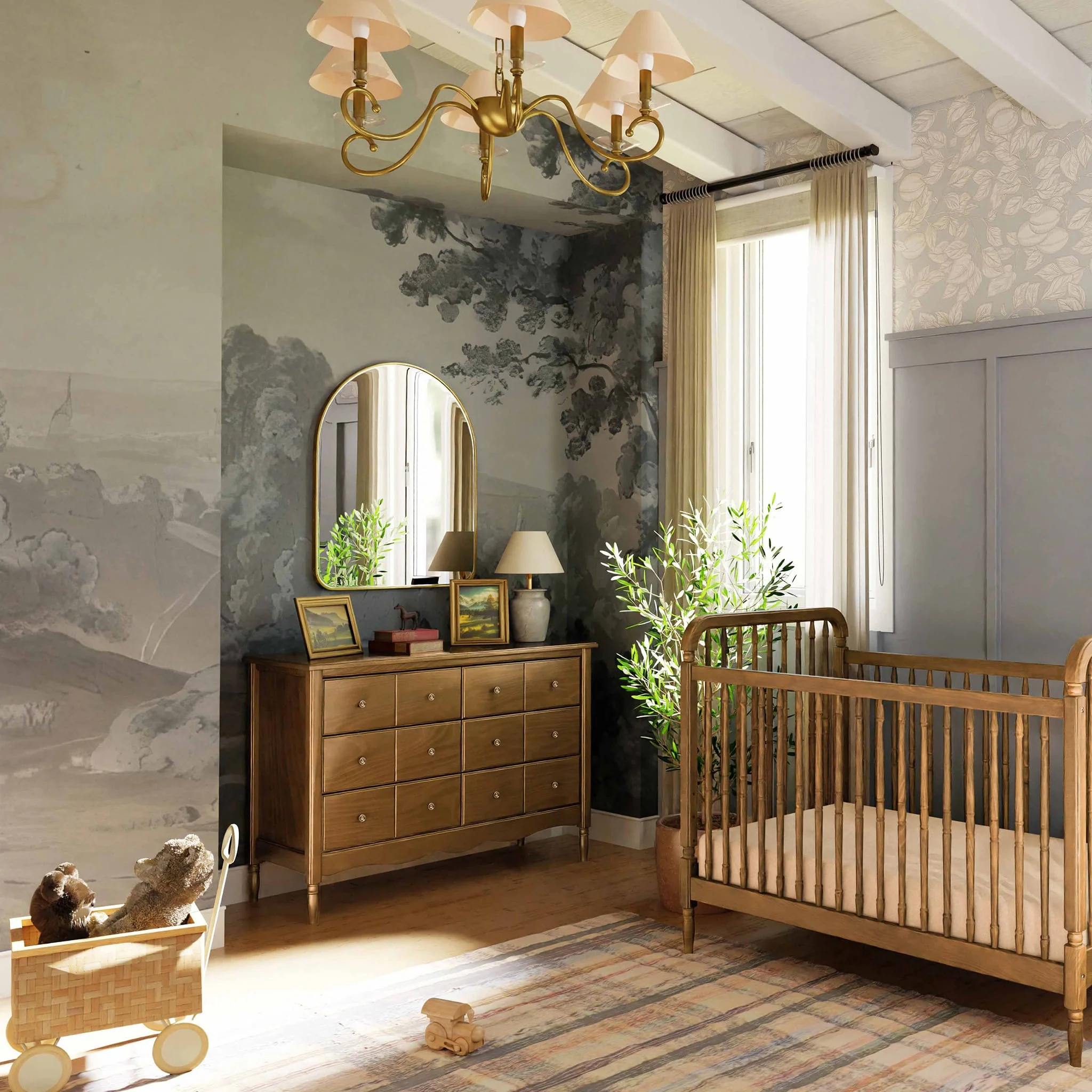 Commode 6 tiroirs Liberty - Noyer - Image 8