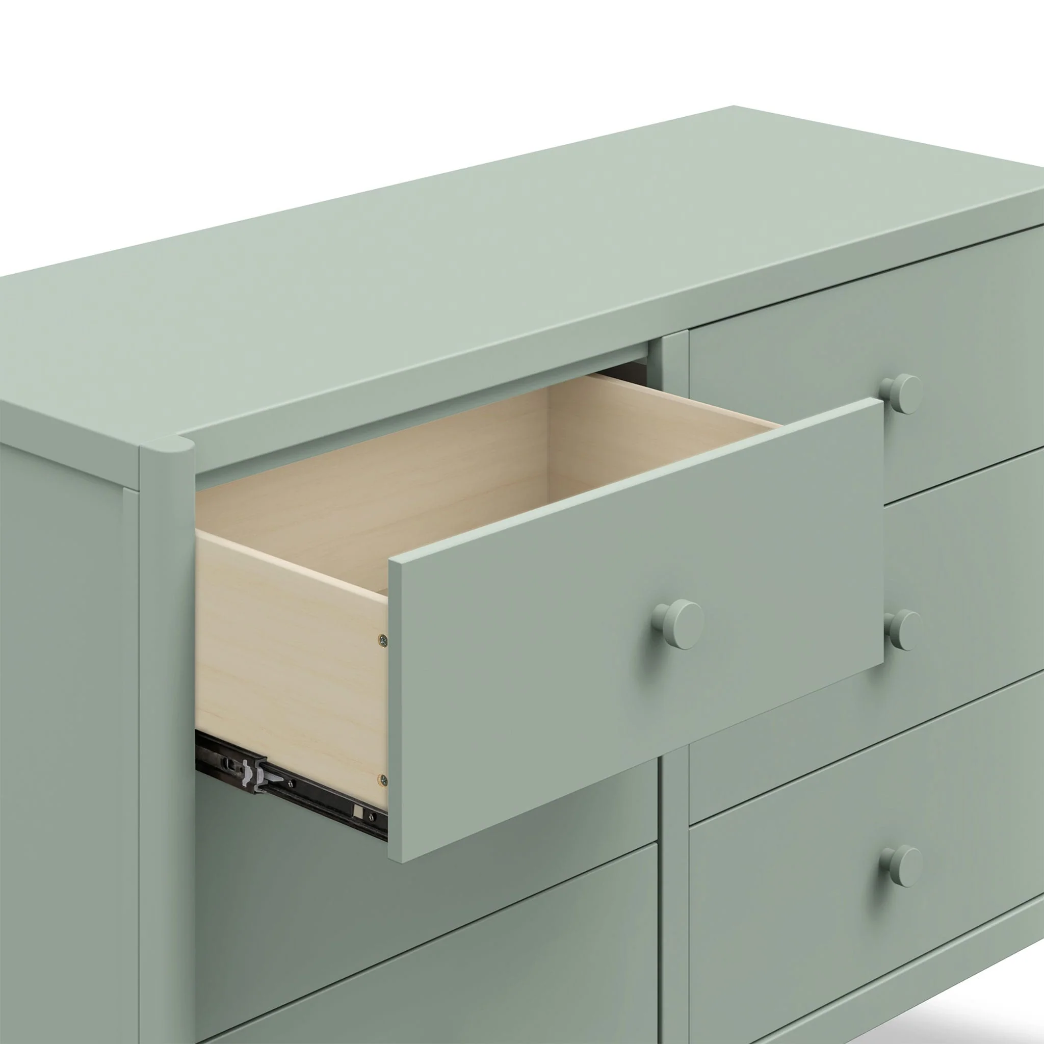 Commode 6 Tiroirs Birdie - Sauge - Image 3