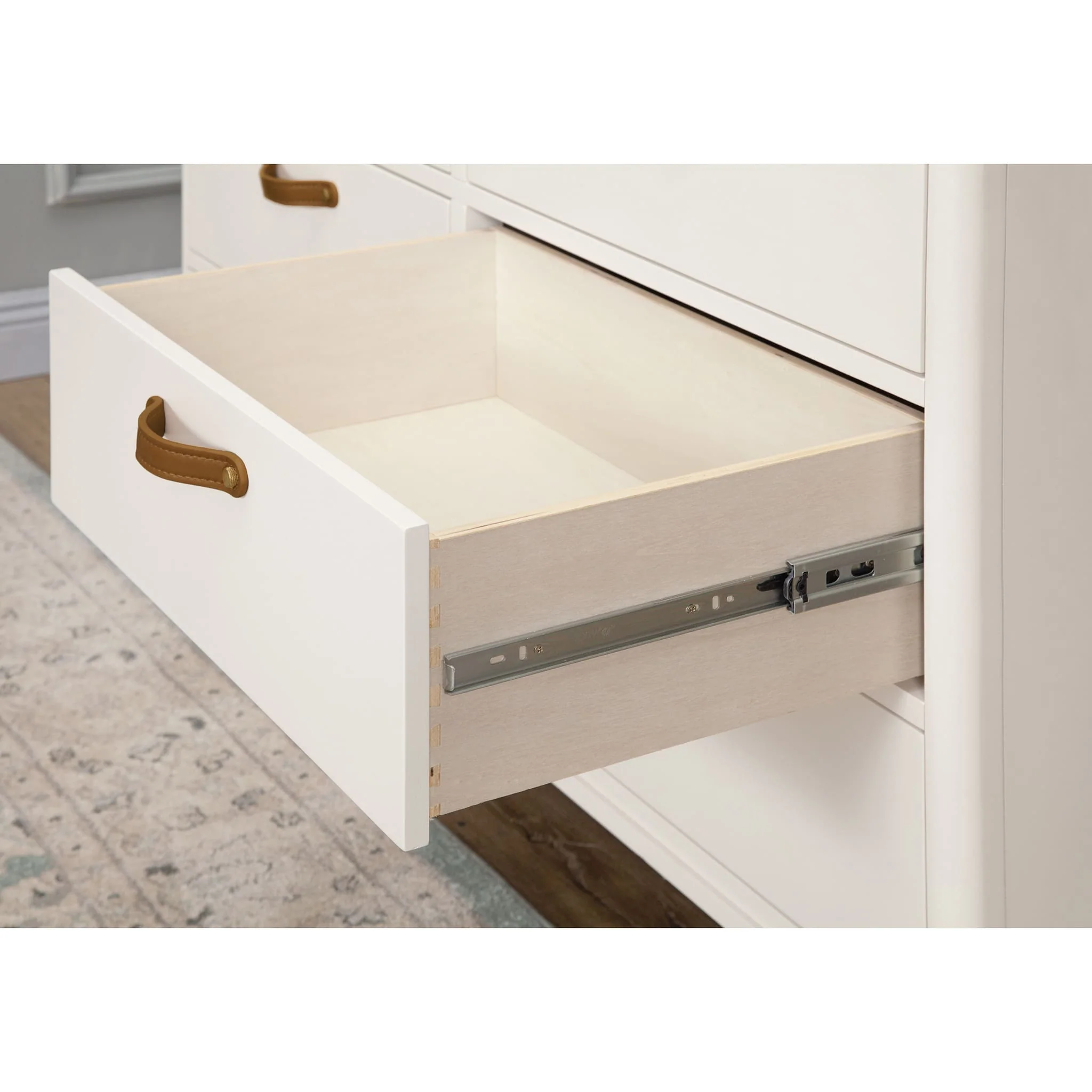 Commode 6 Tiroirs Tanner - Blanc Chaud - Image 4