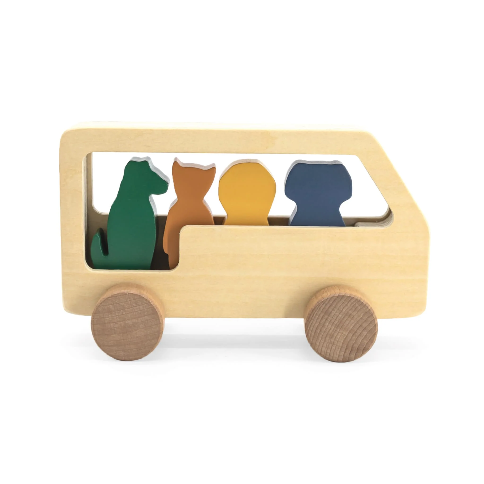 Bus Animaux en Bois - Image 2