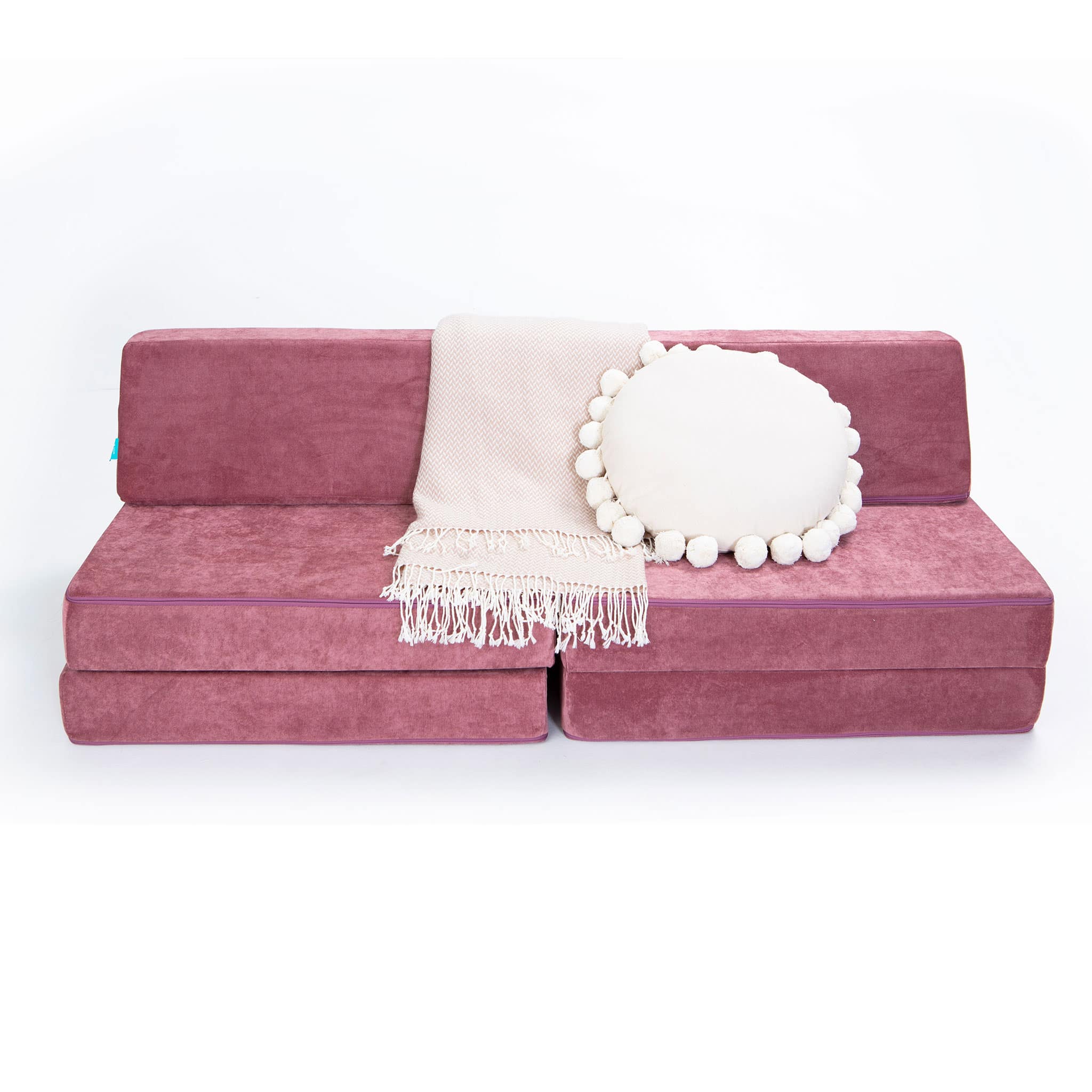 Canapé Modulaire Complet - Rose Blush - Image 4