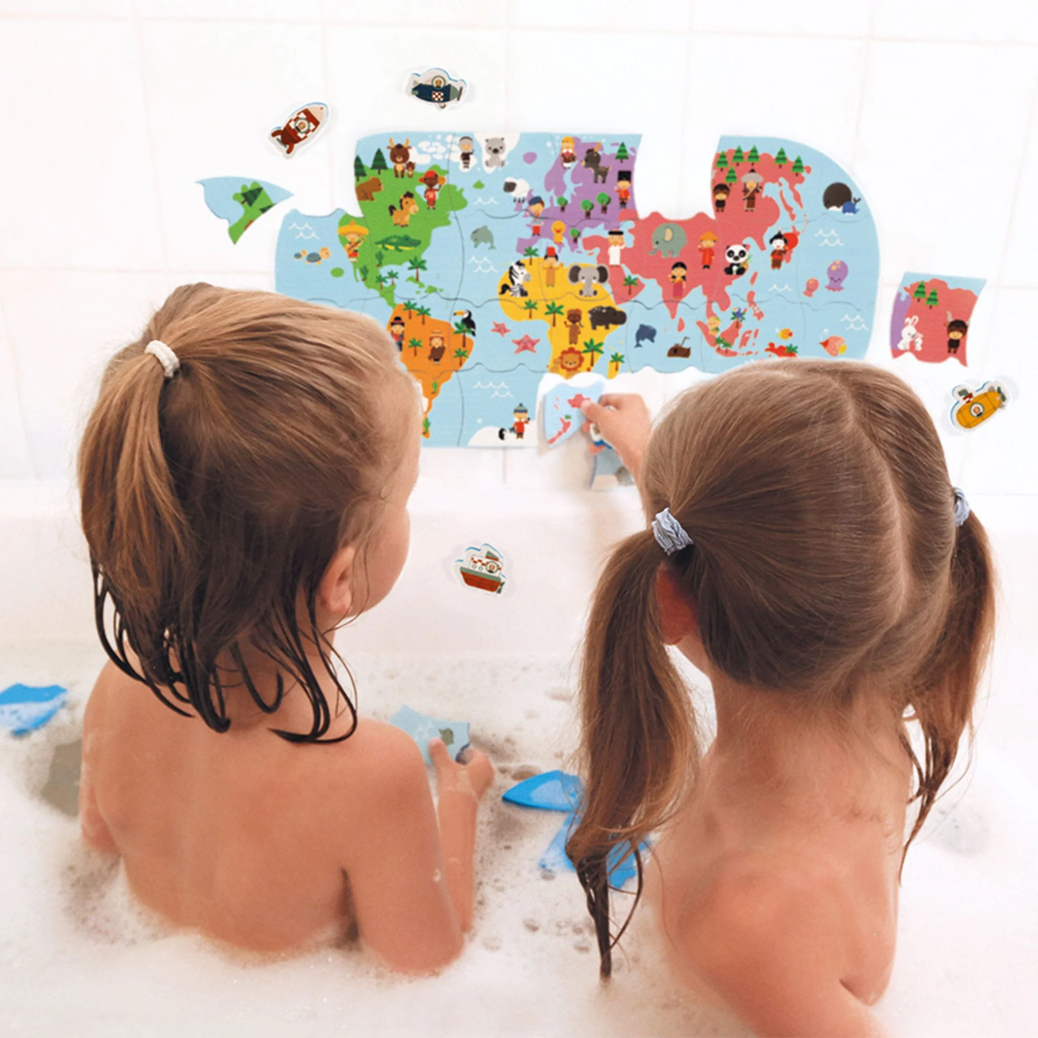 Jouet pour le Bain Carte du Monde - Image 2