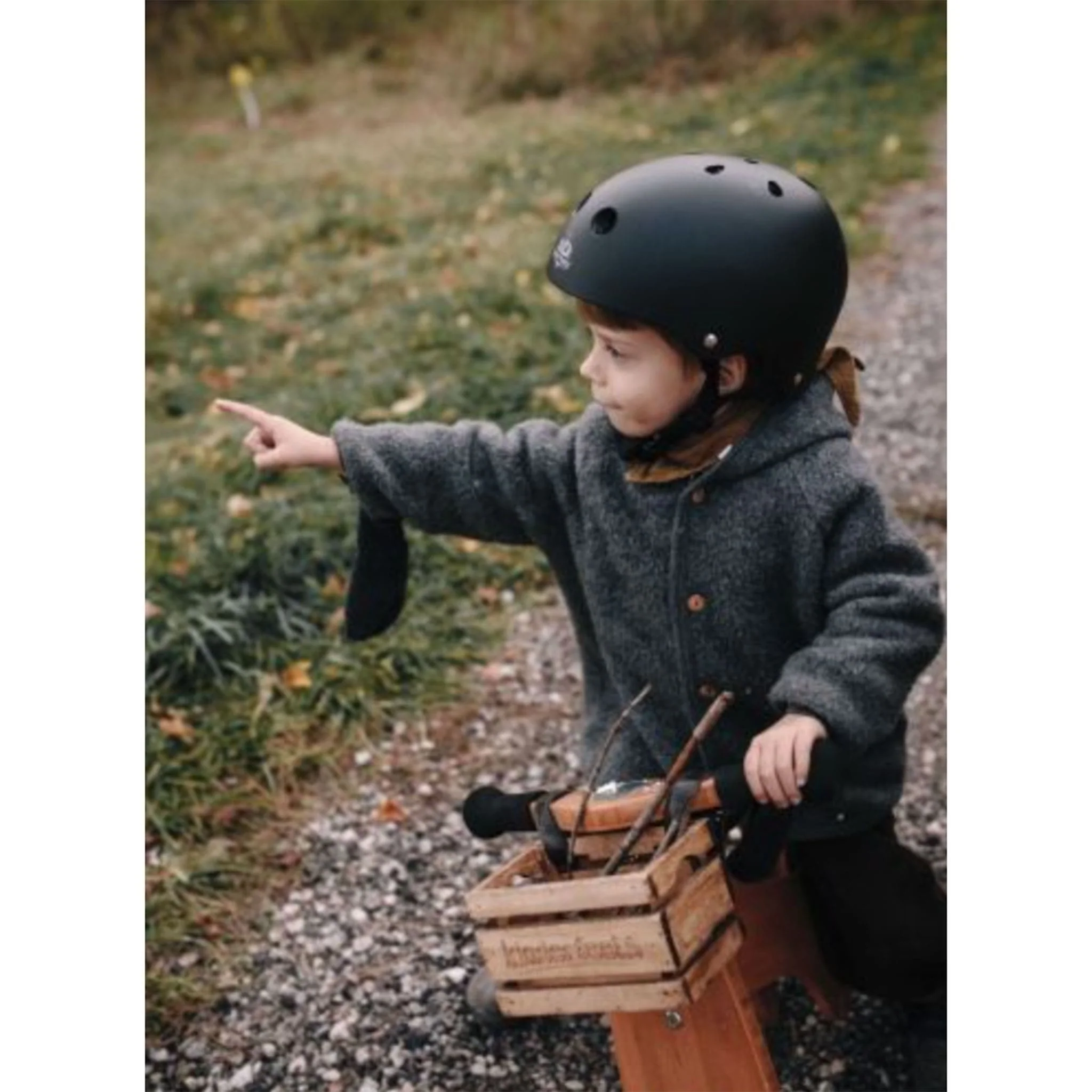 Casque Vélo Kinderfeets 46 à 52cm - Noir - Image 3