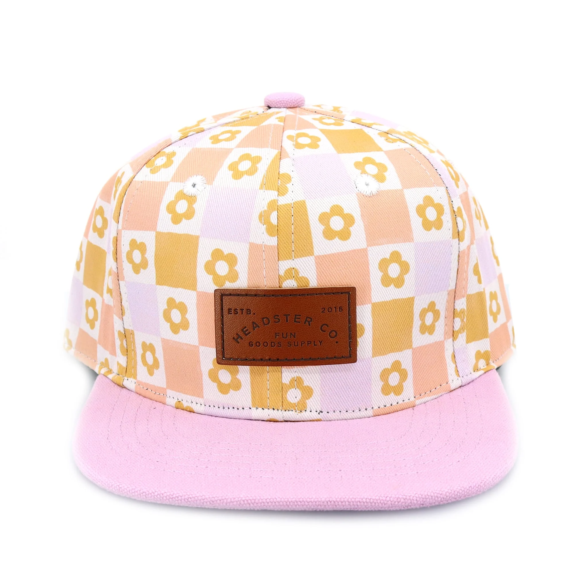 Casquette Carreaux Fleur 6-24mois - Image 2