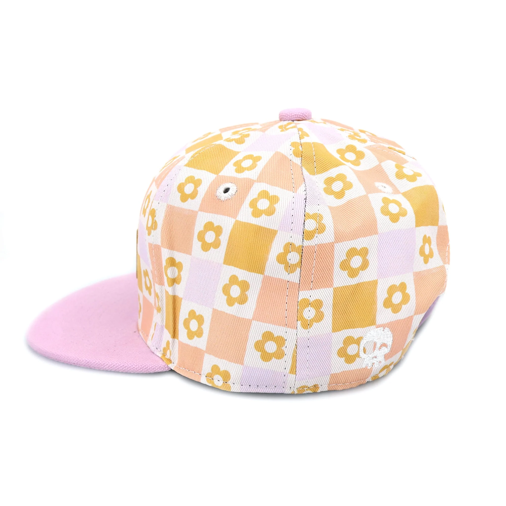 Casquette Carreaux Fleur 6-24mois - Image 3
