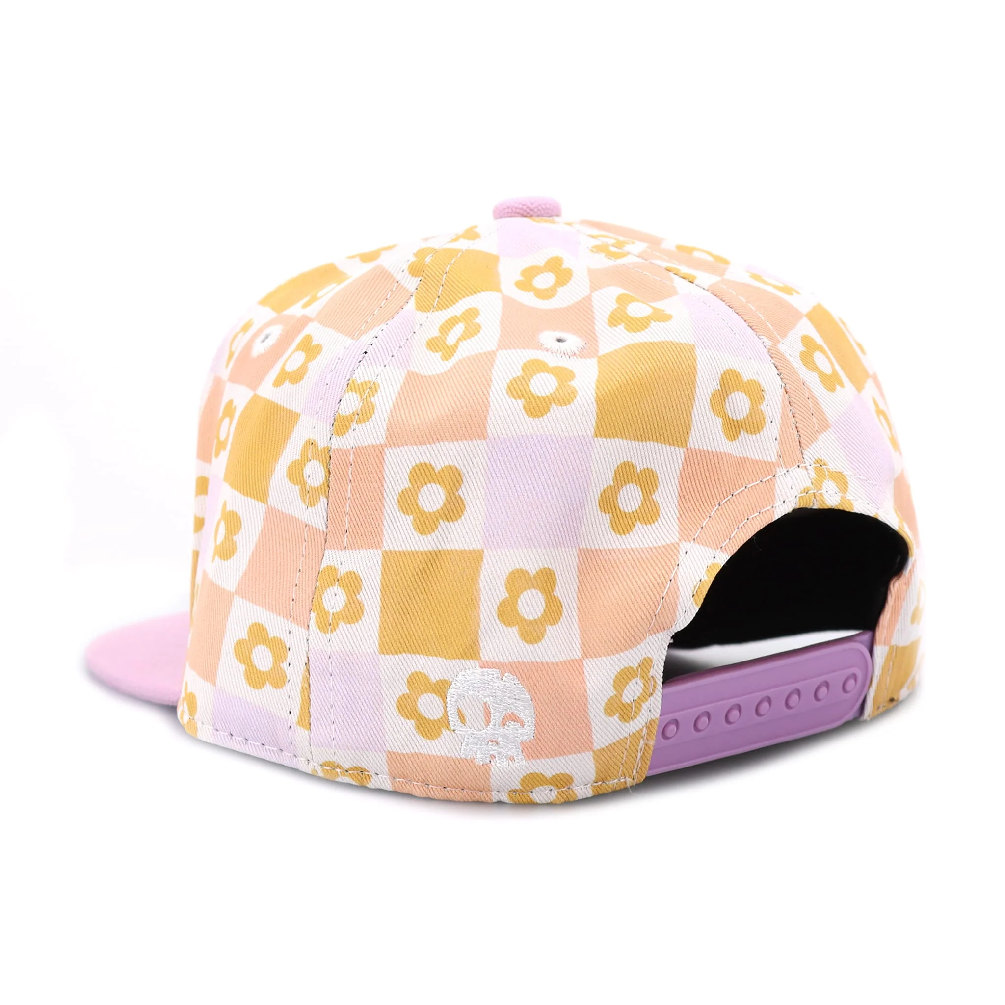Casquette Carreaux Fleur 6-24mois - Image 4