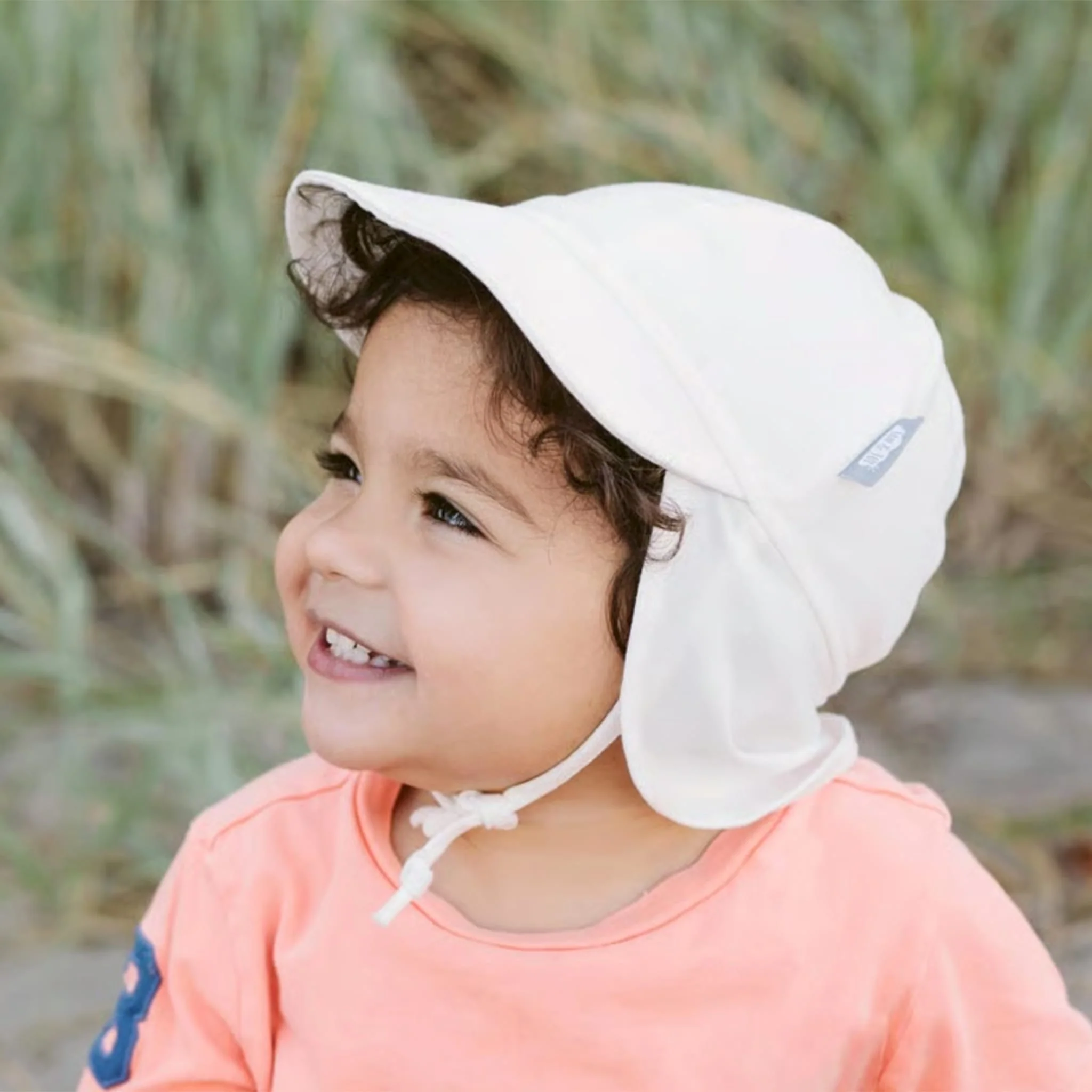 Casquette Coton UV 0-24mois - Blanc - Image 2