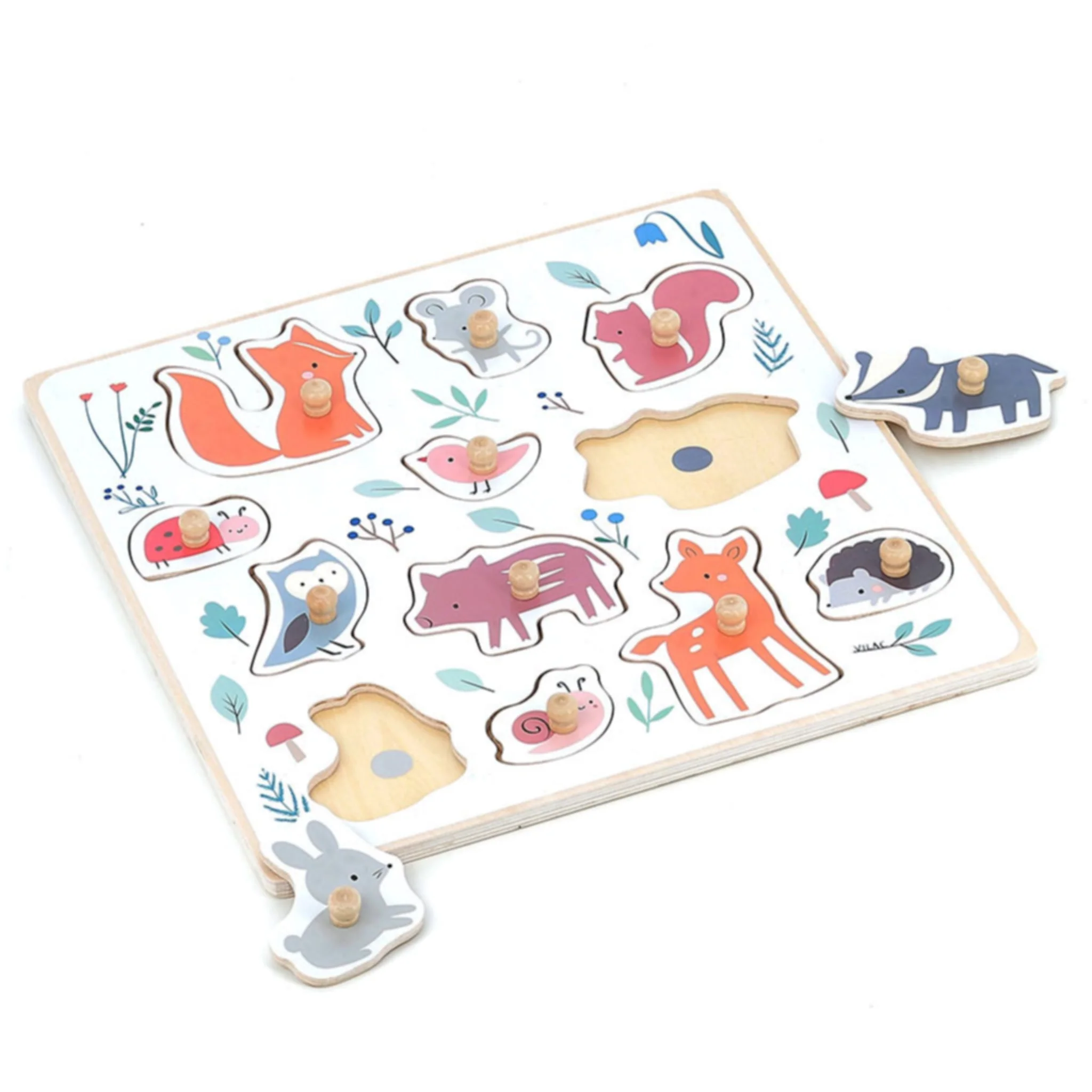 Casse-tête en Bois - Animaux Forêt - Image 3