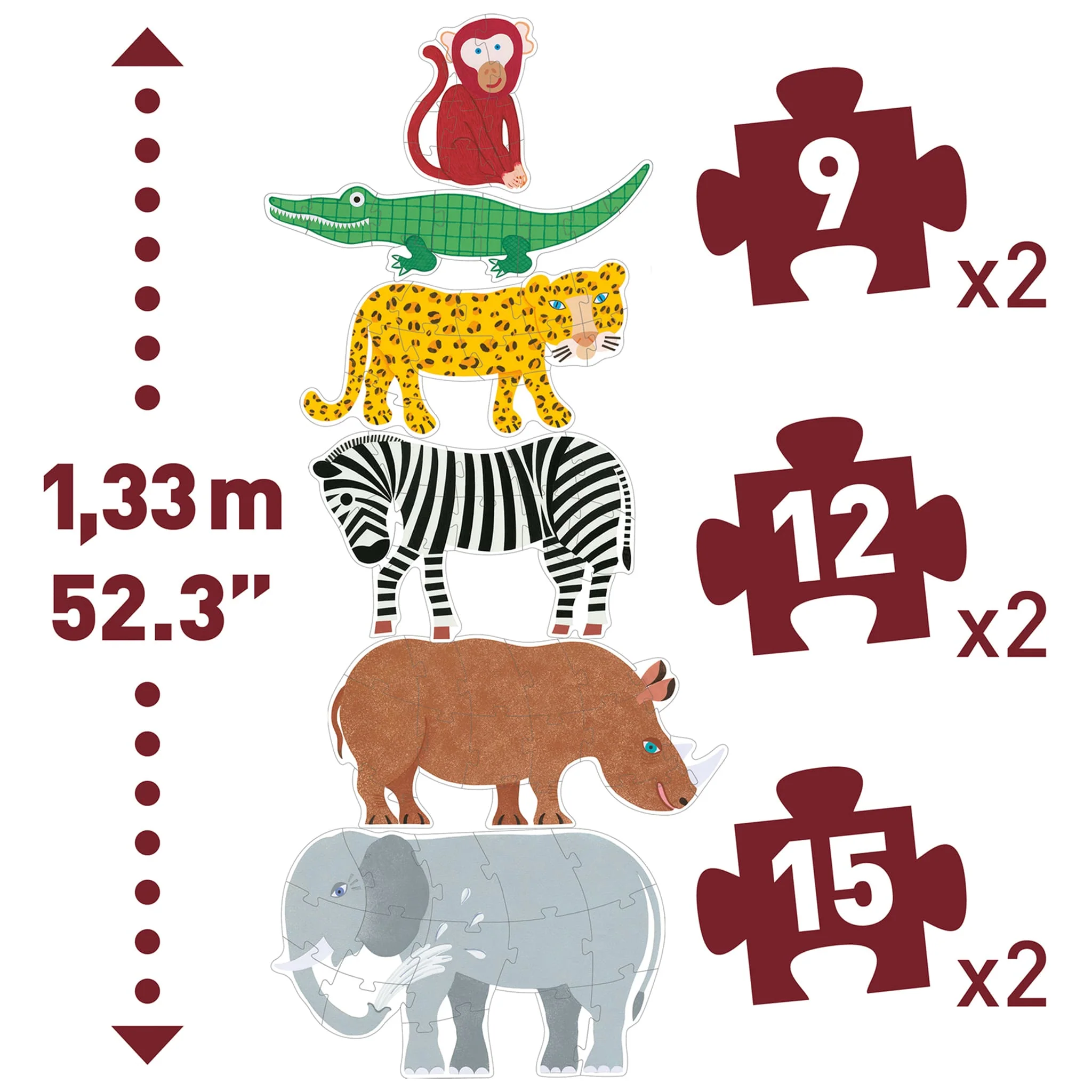 Puzzle Géant - Henri et ses amis - Image 3