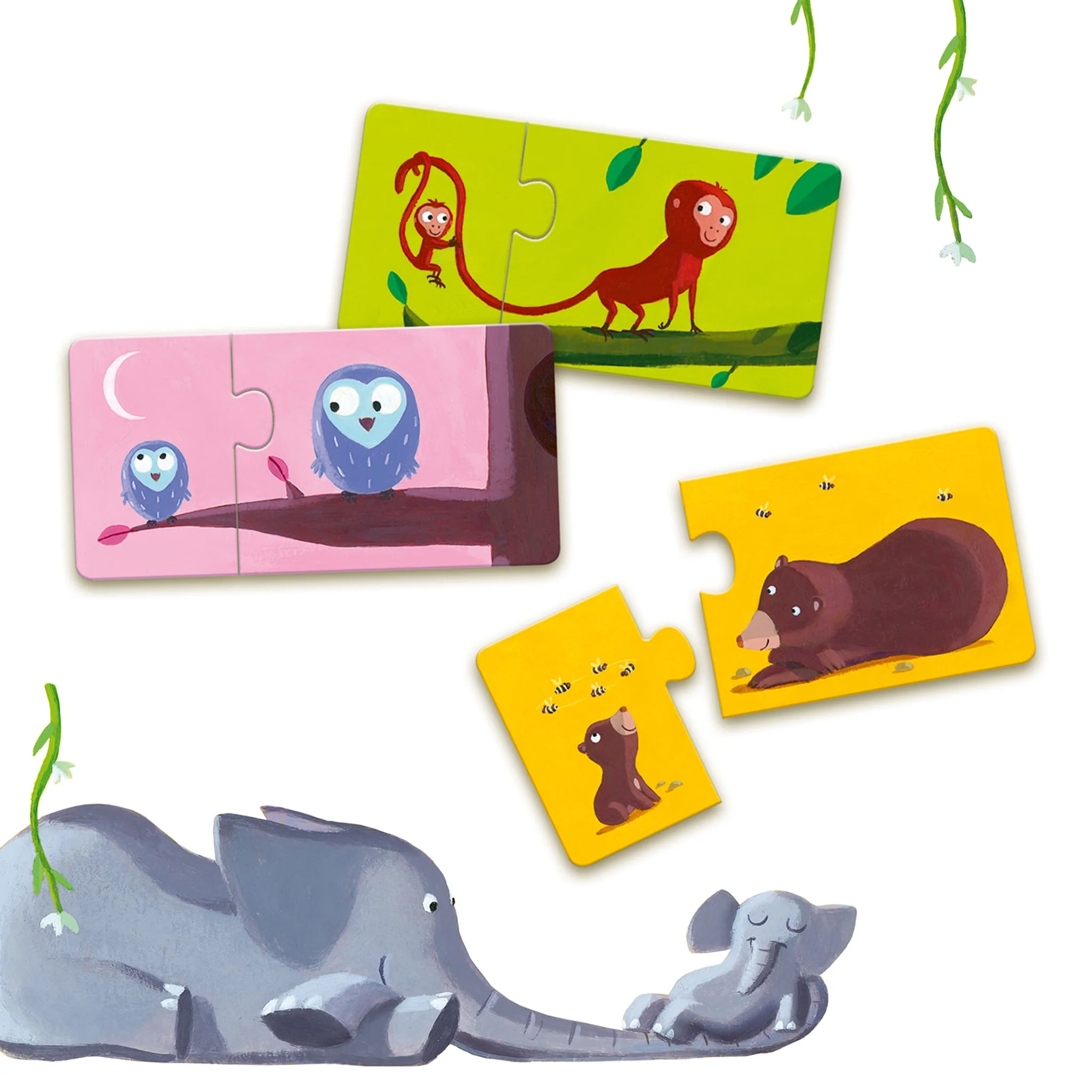 Puzzle duo - Maman et bébé - Image 3