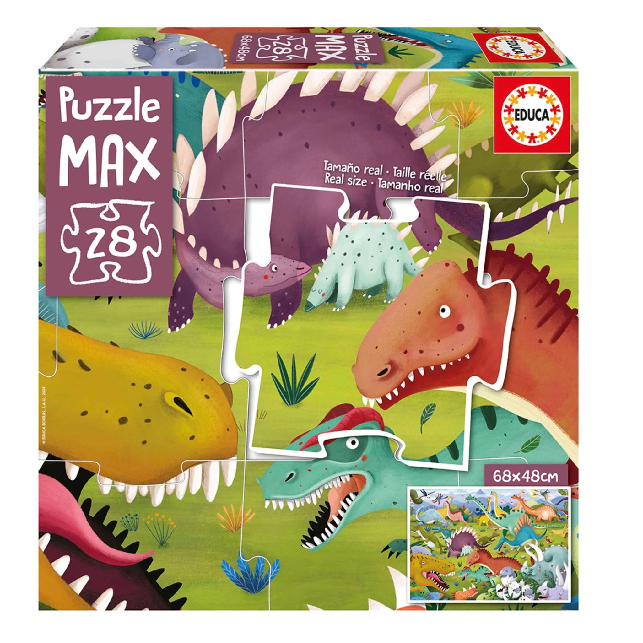 Casse-tête Max 28 Morceaux - Dinosaure - Image 2
