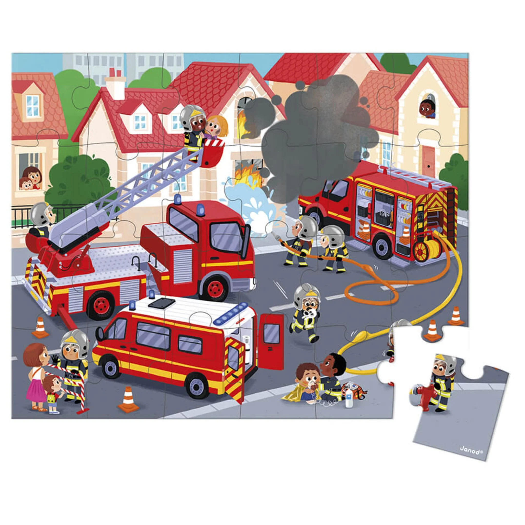 Casse-tête Pompiers 24 Morceaux - Image 2