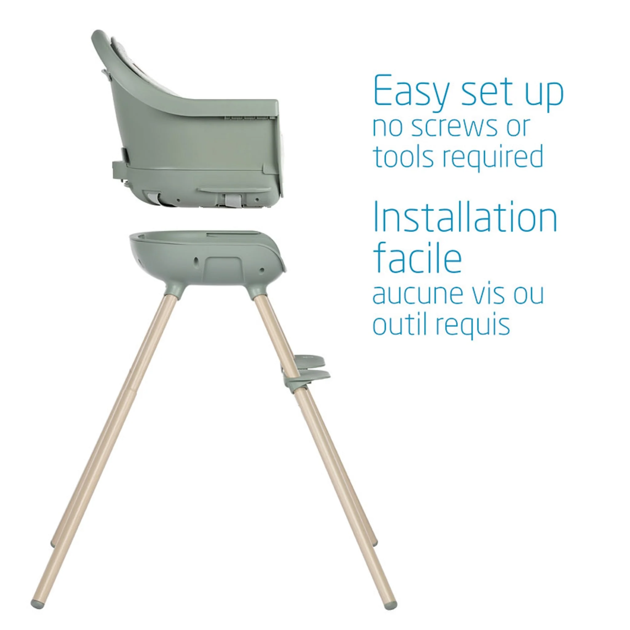 Chaise Haute Moa 8-en-1 - Classic Vert - Image 2