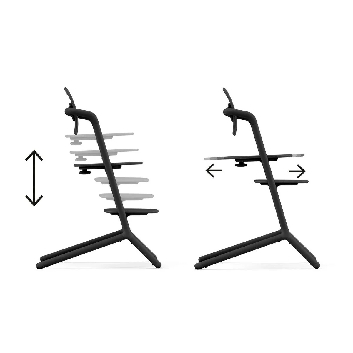 Chaise Haute 3-en-1 Lemo - Noir - Image 10