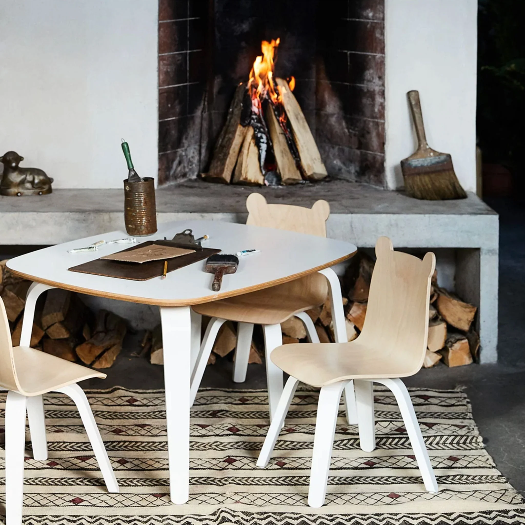 Chaises Bear - Naturel/Blanc(2) - Image 8