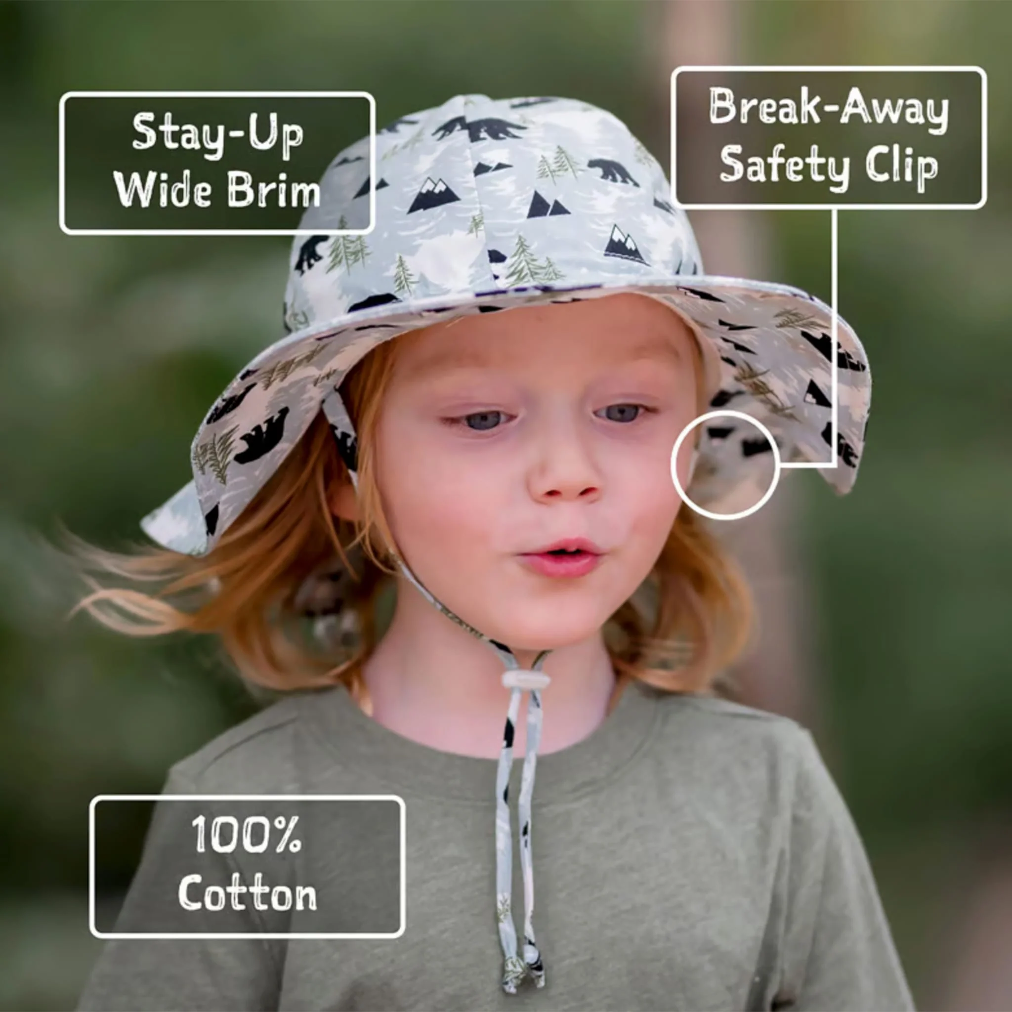 Chapeau UV Coton Rayé 0-24mois - Image 3