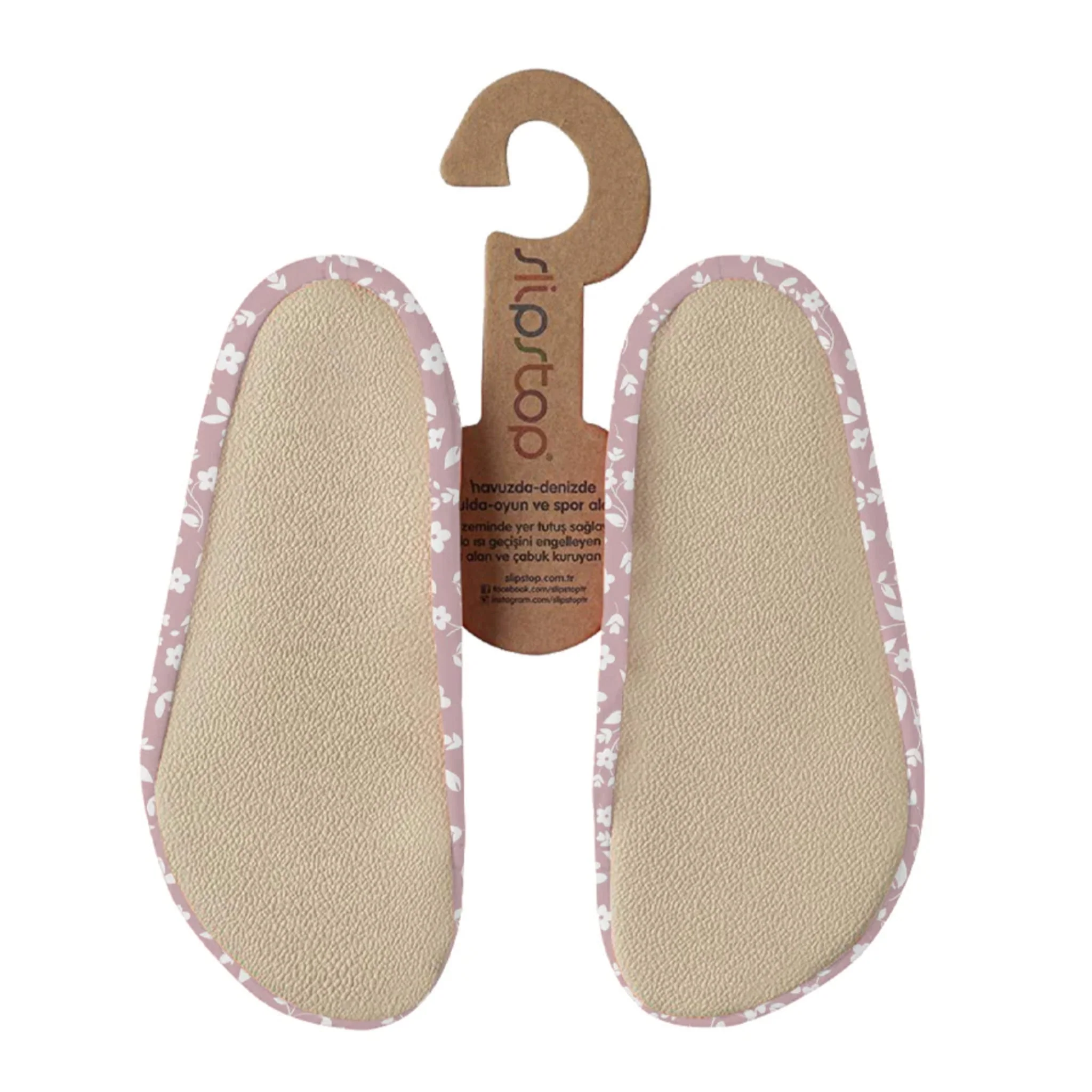 Chaussons Fleurs Roses  Pointures 18-27 - Image 2