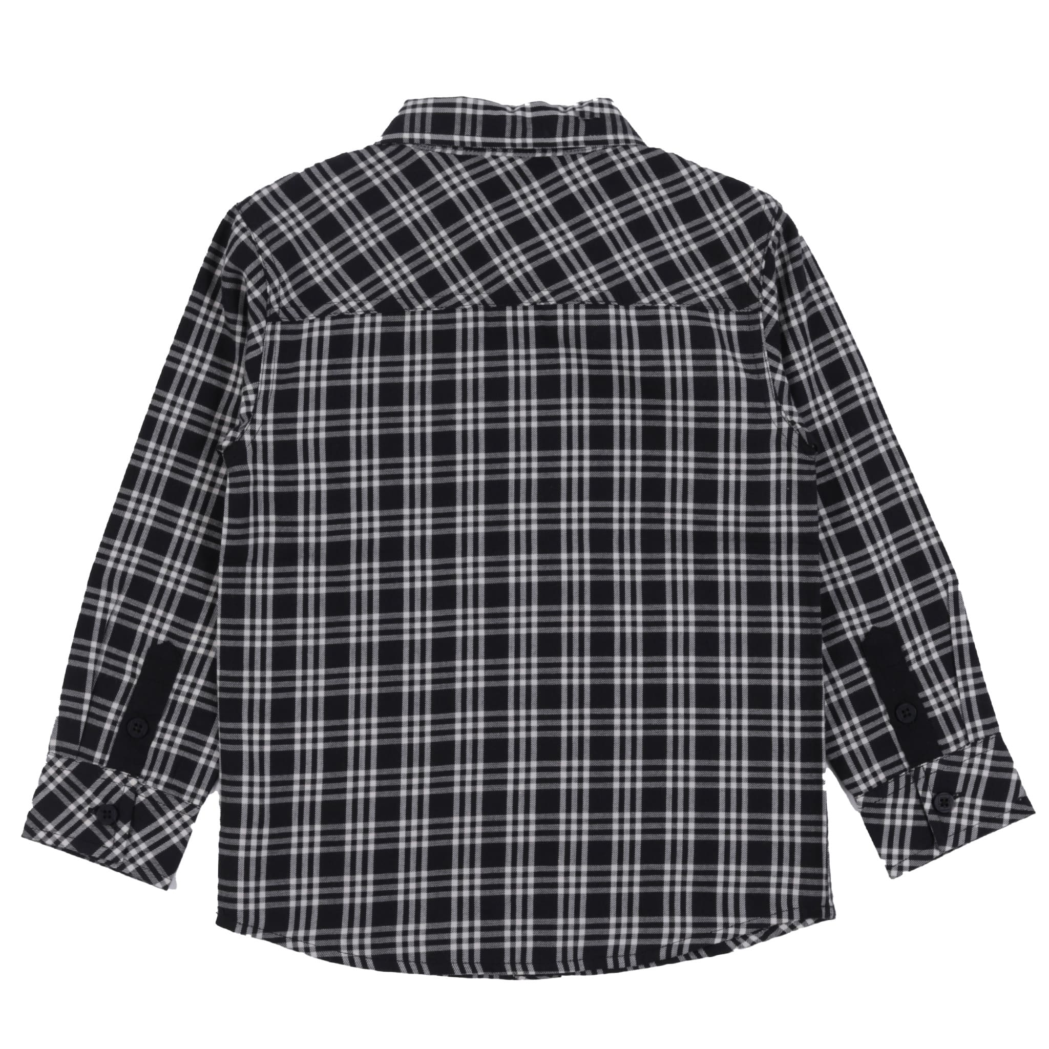 Chemise Carreaux Noir Chic 2-12ans - Image 6