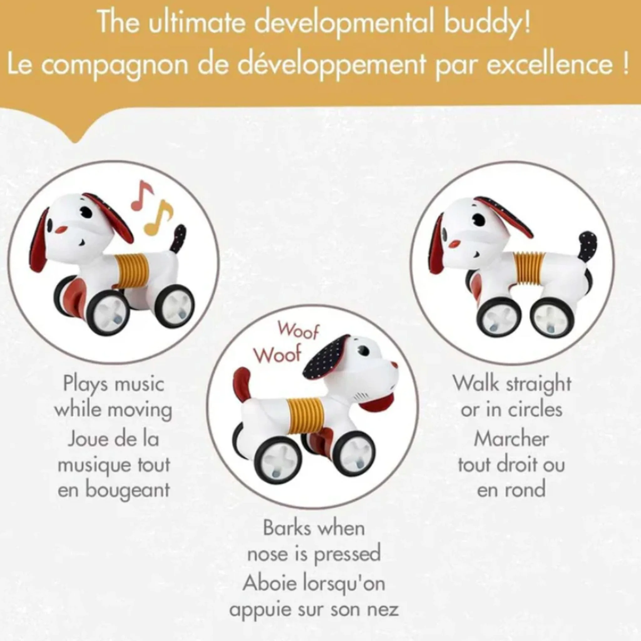 Chien Musical/Rotatif Tiny Rocker - Image 6