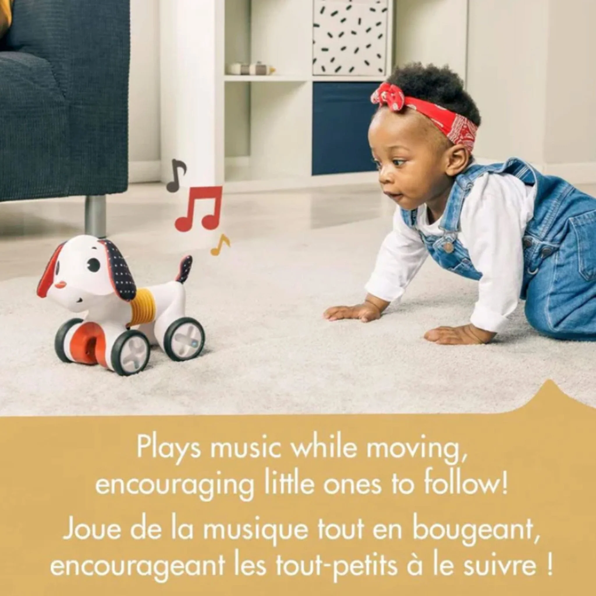 Chien Musical/Rotatif Tiny Rocker - Image 8