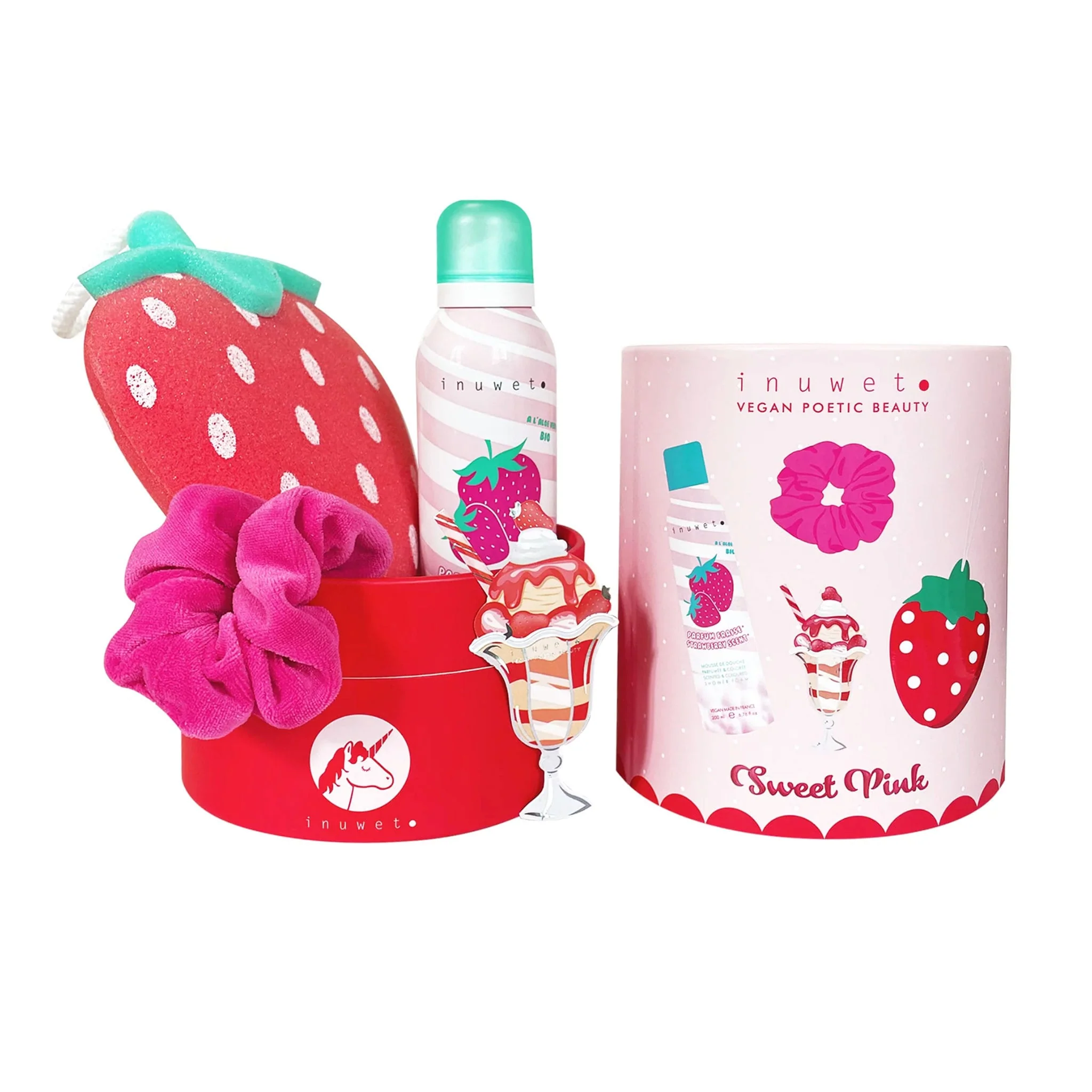 Coffret De Bain Fraise