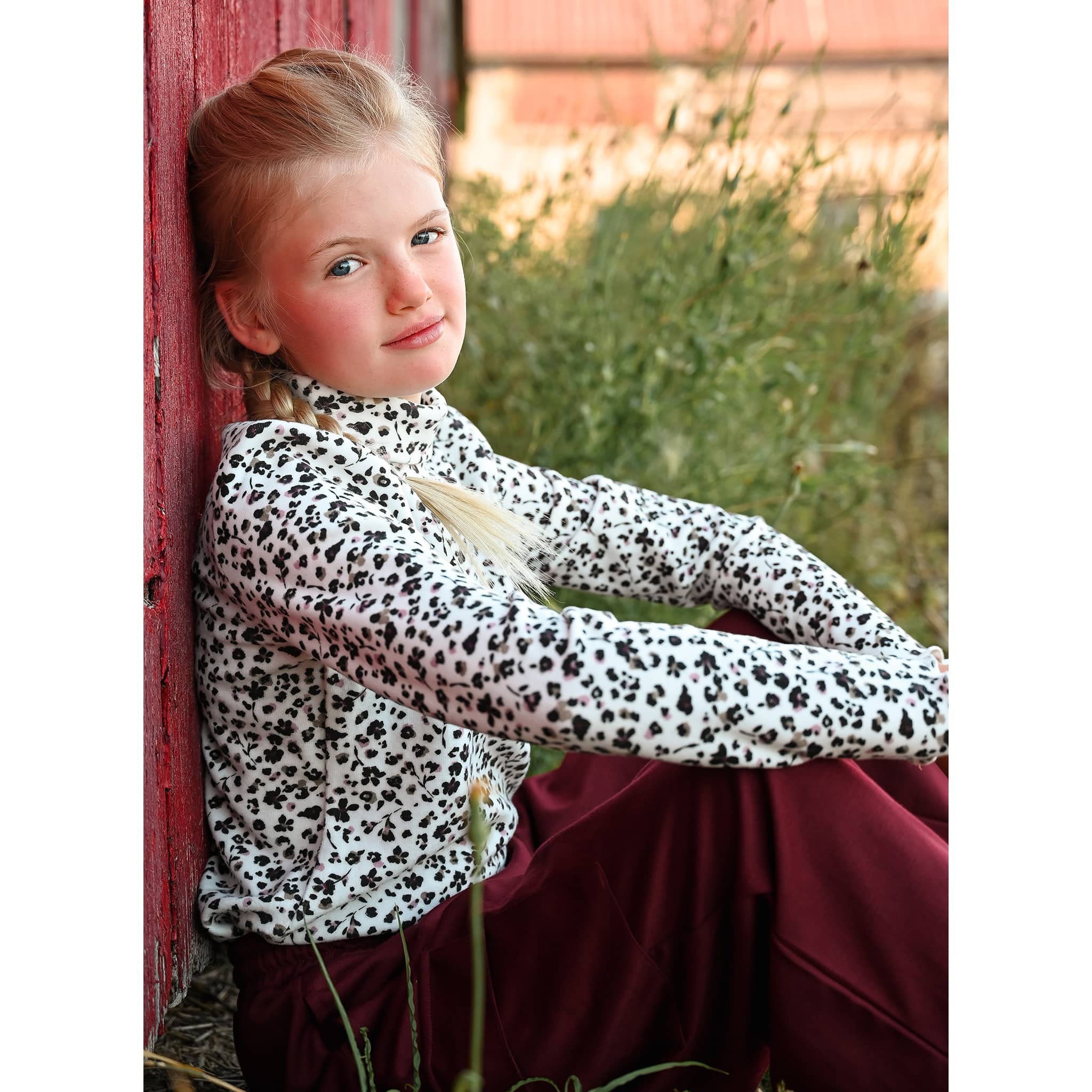 Col Roulé Floral Romance 7-14ans - Image 7