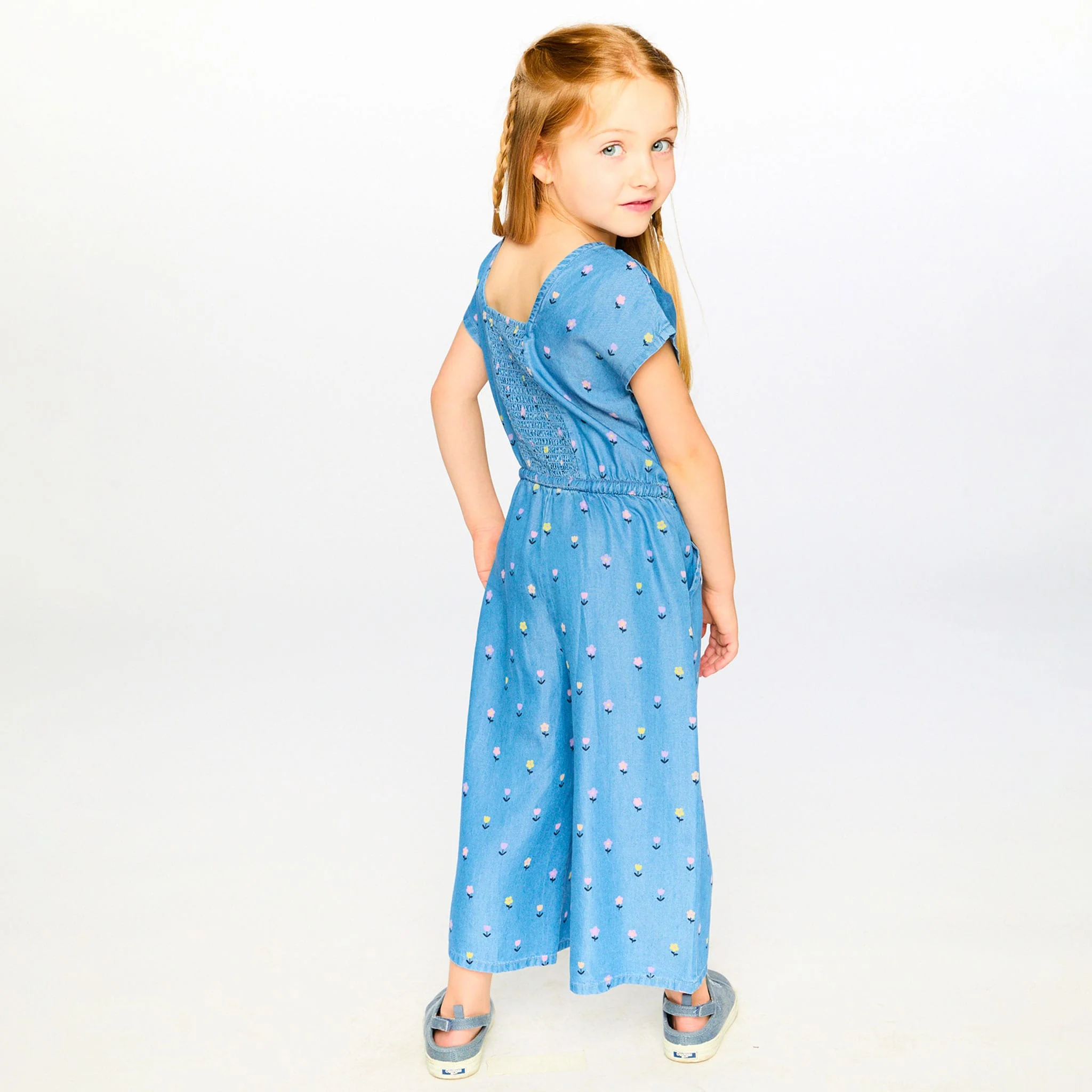 Combinaison Essentiel Fleurs 7-10ans - Image 3