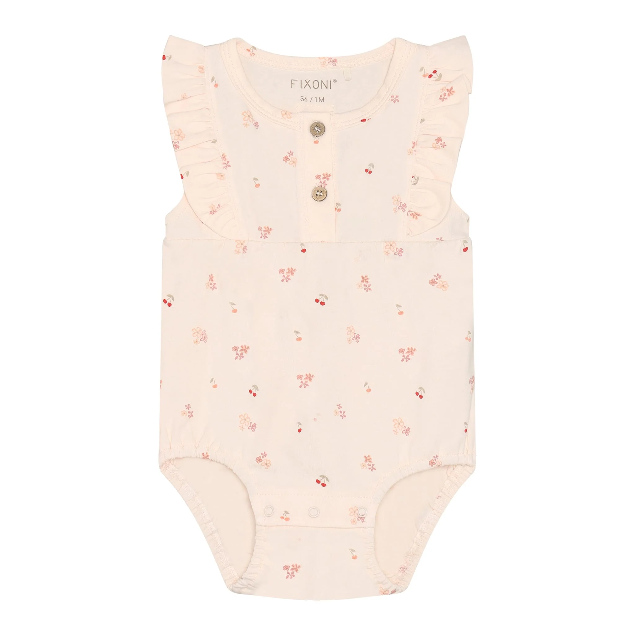 Combinaison Imprimée Cerise 6-24mois