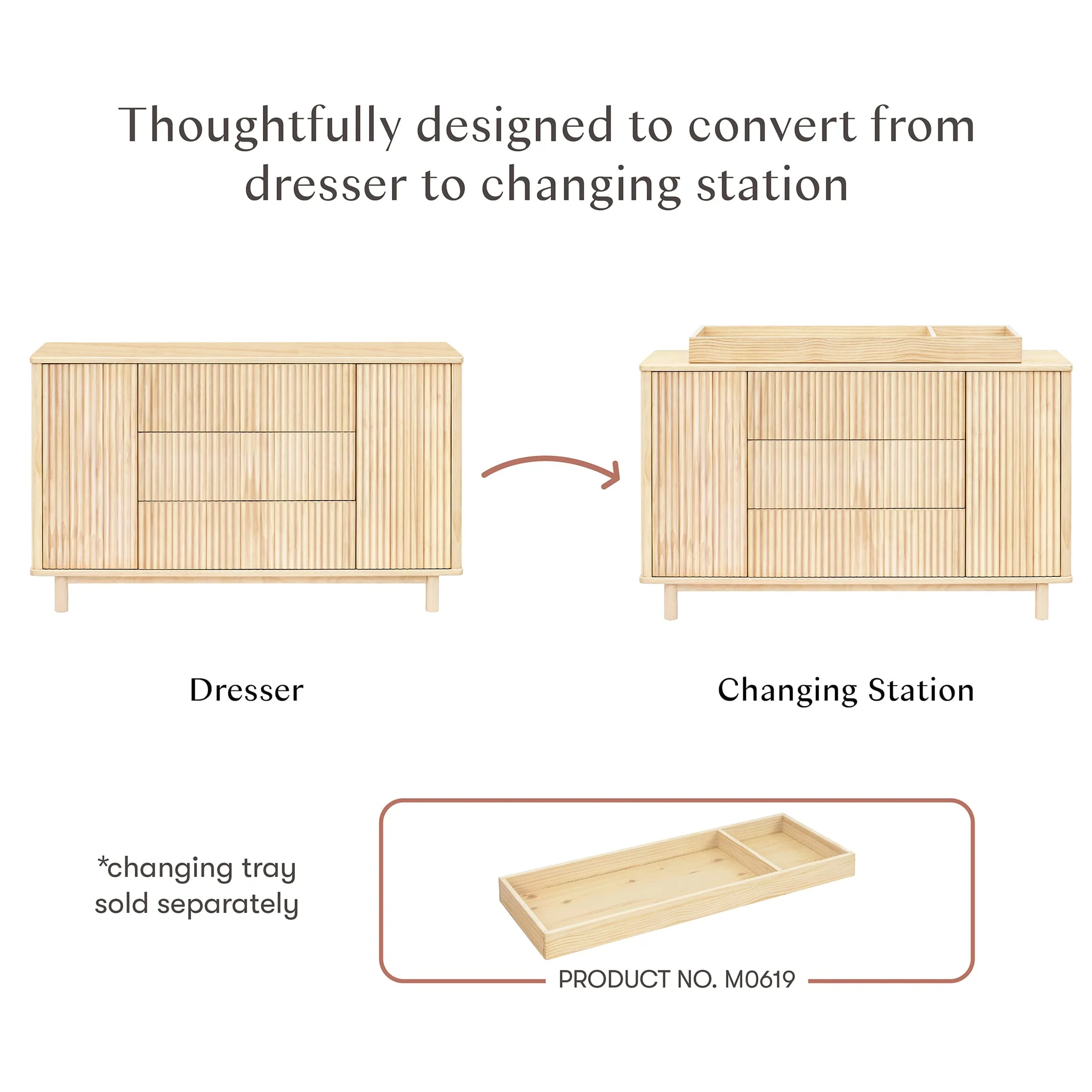 Commode assemblée Pogo Tambour - Blond - Image 7