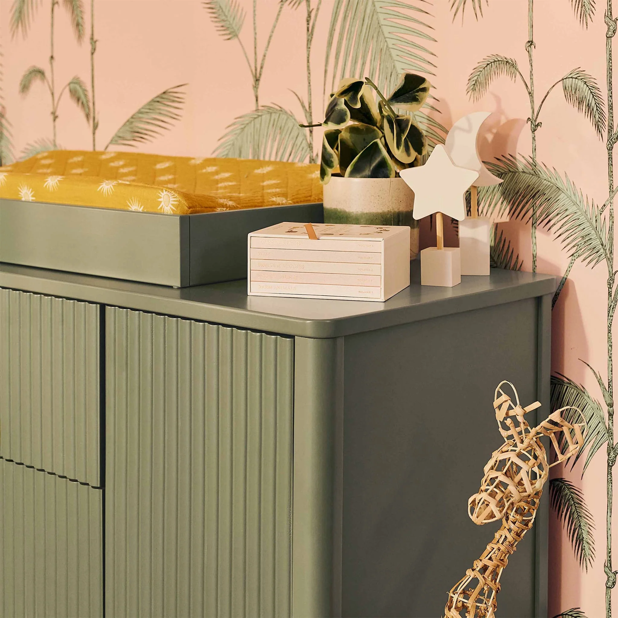 Commode assemblée Pogo Tambour - Olive - Image 15