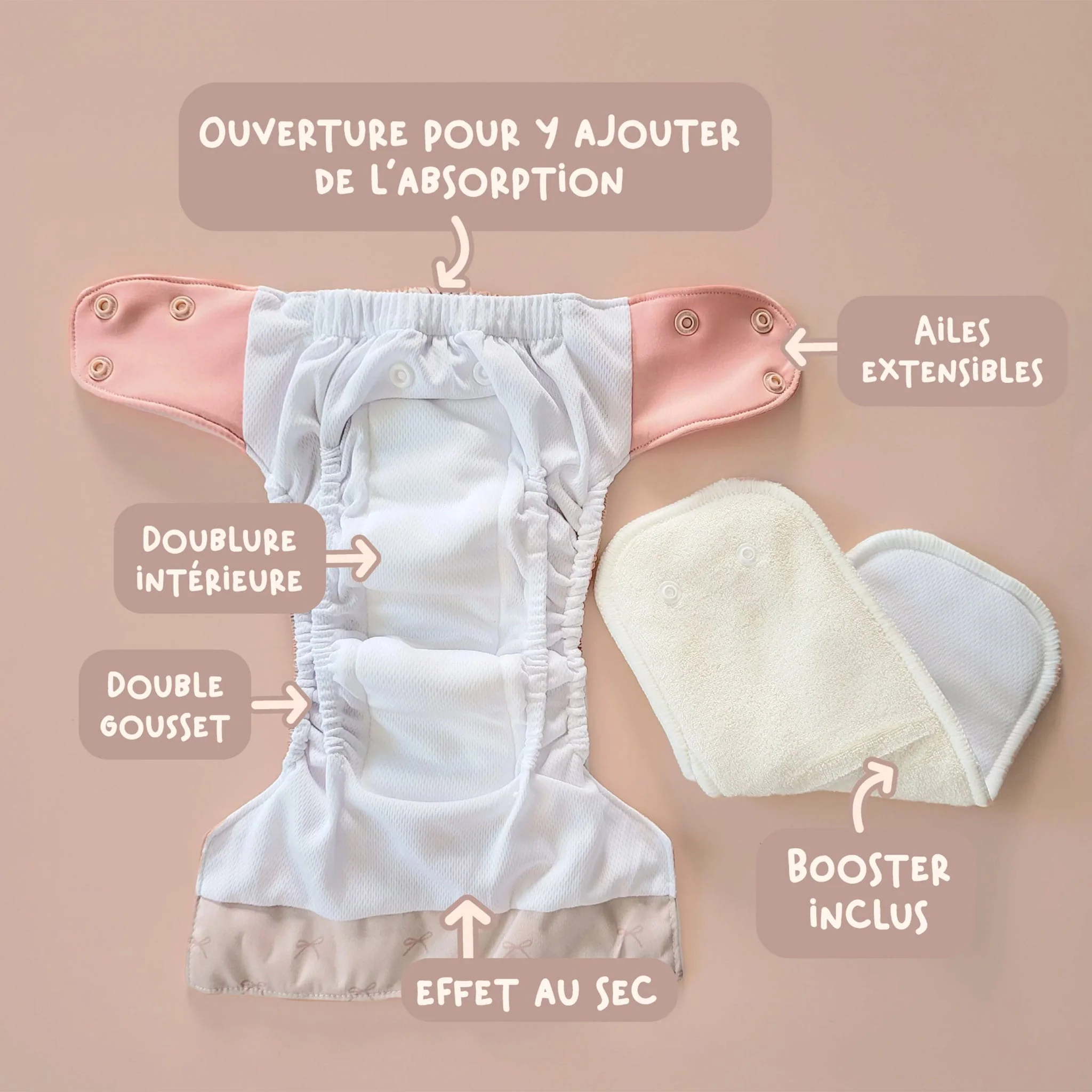 Couche Lavable Nouveau-né - Moto - Image 4