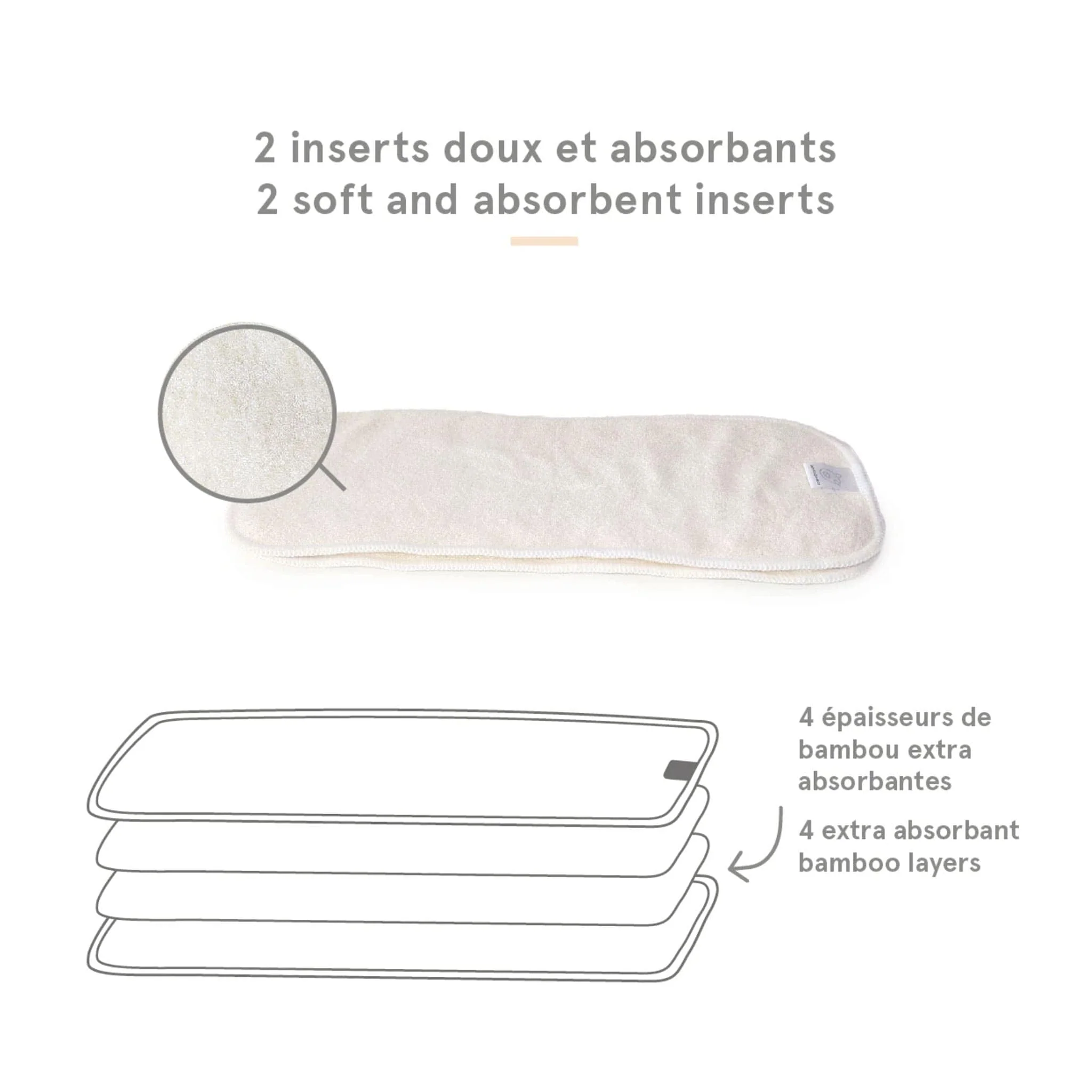 Couche Lavable Élastique Large 8-35lb - Popcorn - Image 8