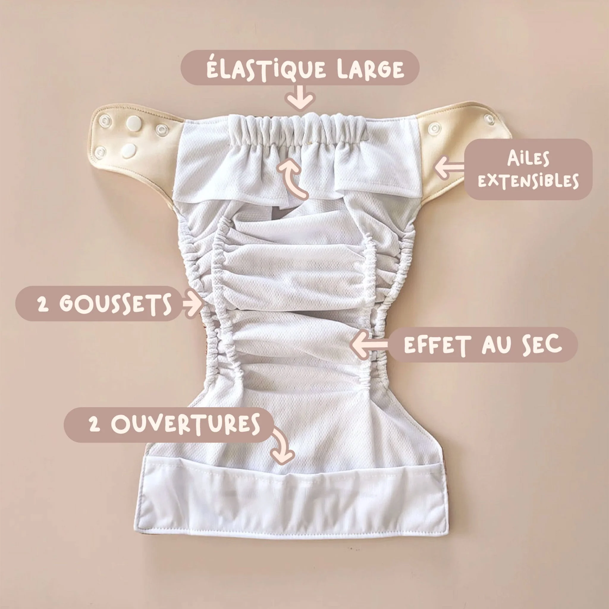Couche Lavable Évolution -  Prince 10-35lb - Image 3