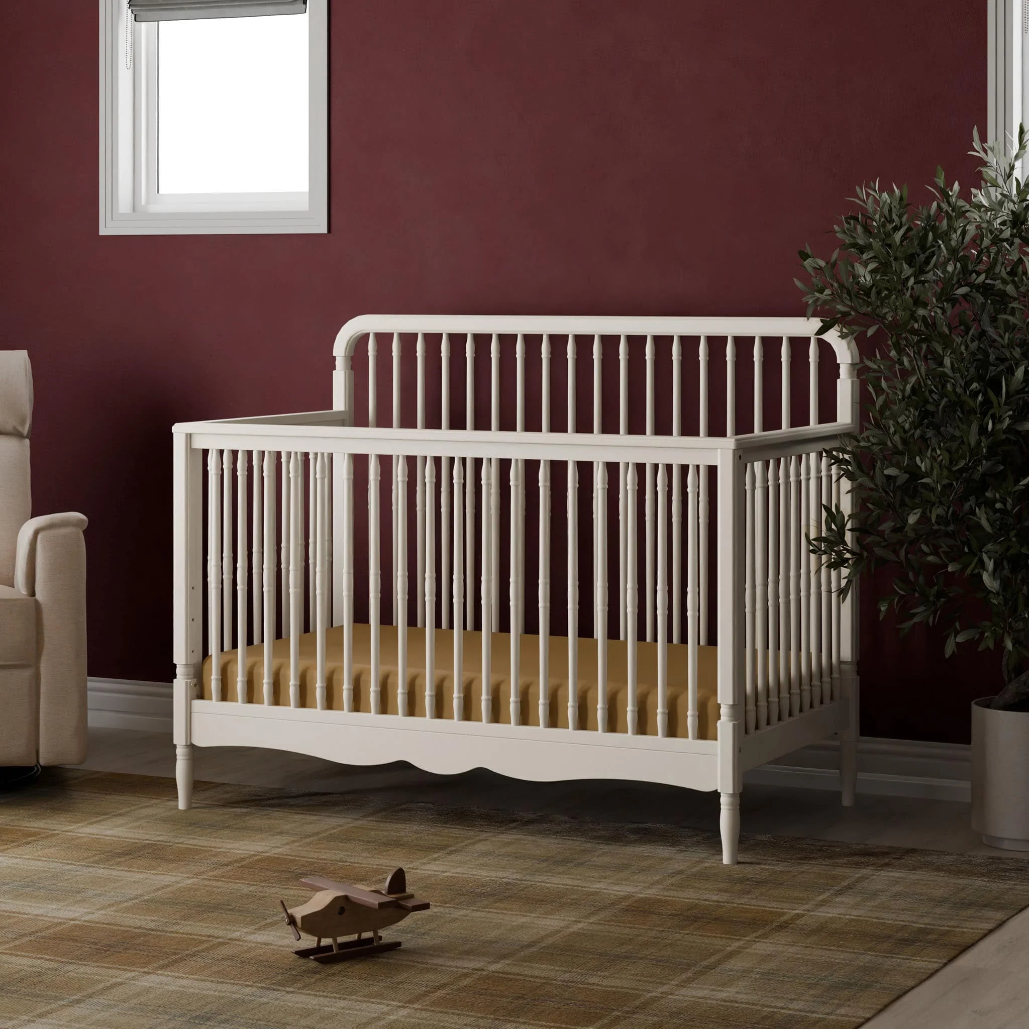 Couchette Convertible Liberty 4-en-1 - Blanc Chaud - Image 10