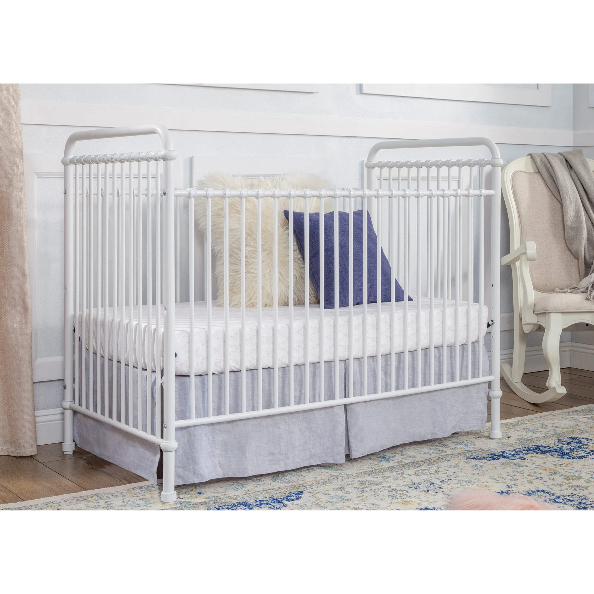 Couchette Évolutive 3 en 1 Abigail - Blanc Lavé - Image 7