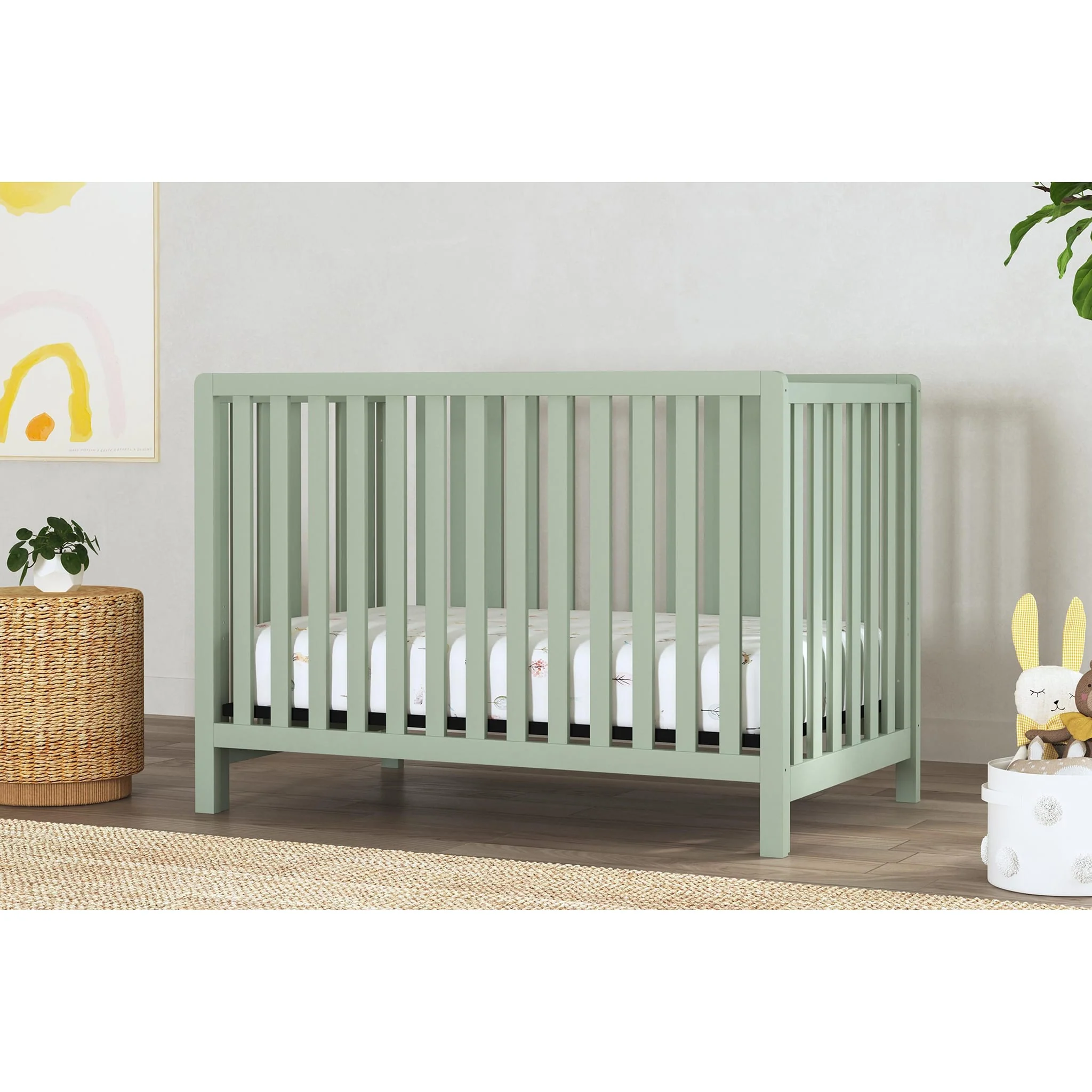 Couchette Convertible 4-en-1 Colby - Sauge - Image 10