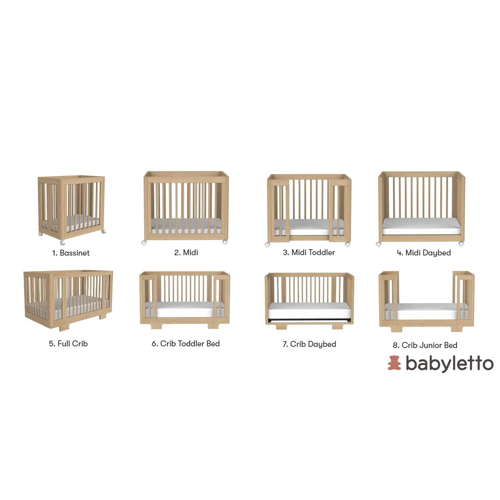 Couchette Convertible 8 en 1 Yuzu  - Blanc - Image 22