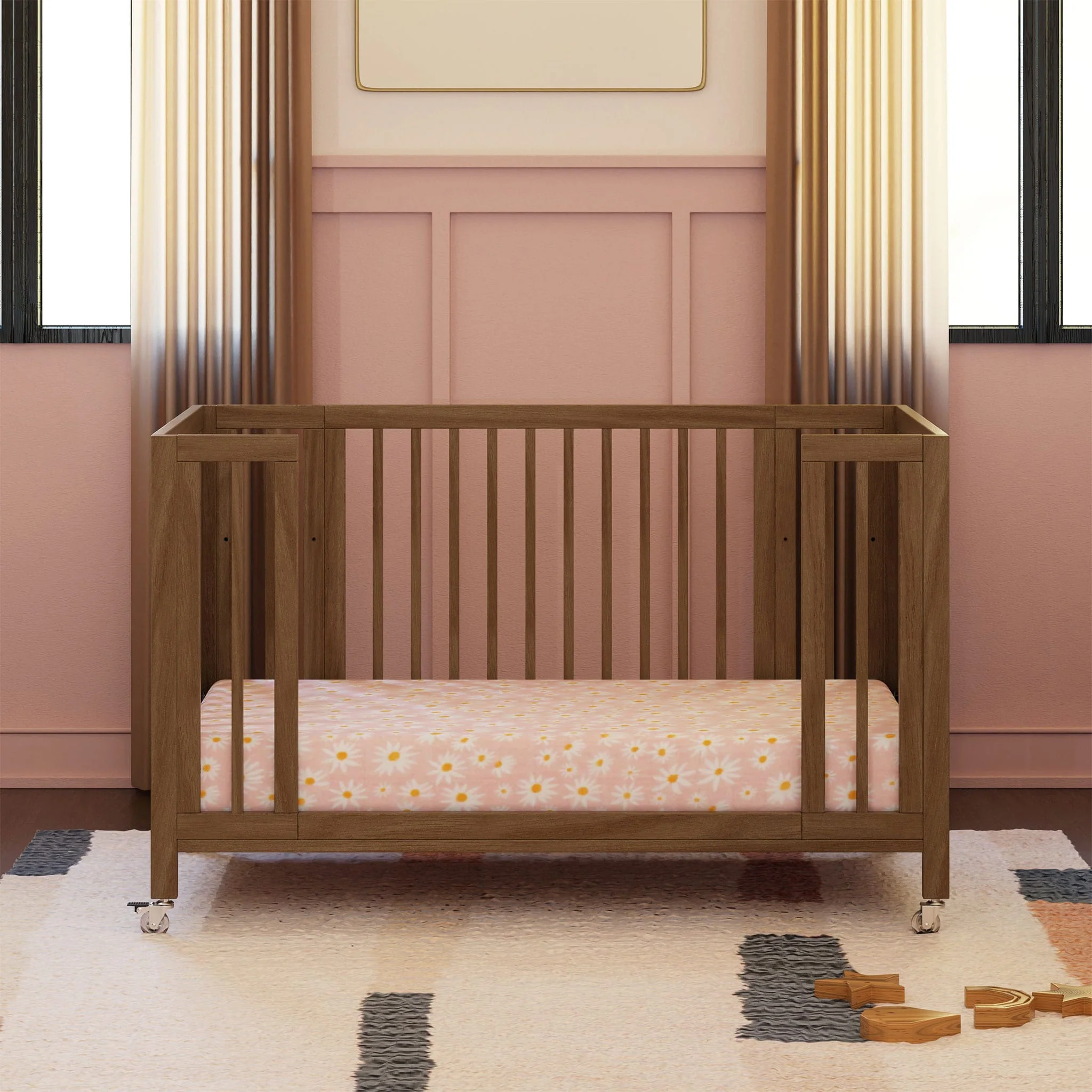 Couchette Convertible 9-en-1 Rolli - Noyer Naturel - Image 14