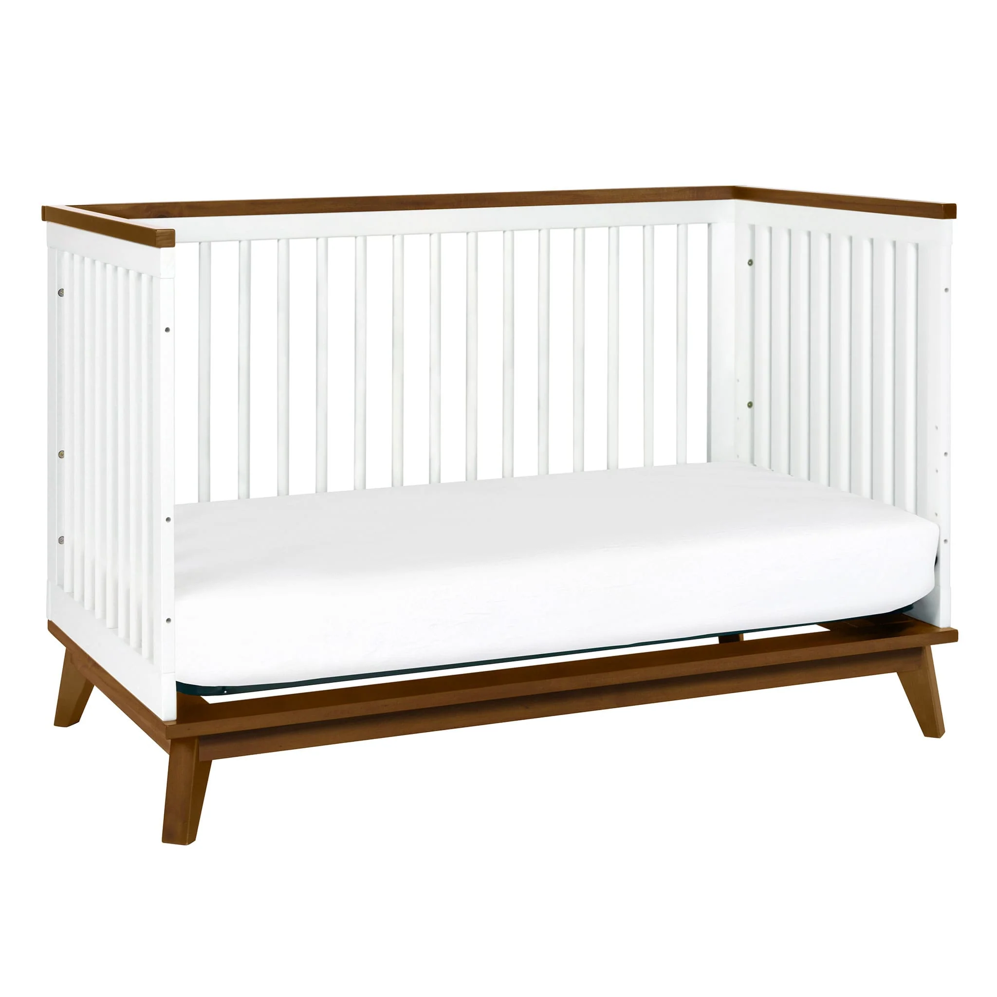 Couchette Convertible 3 en 1 Scoot - Blanc / Noyer - Image 6