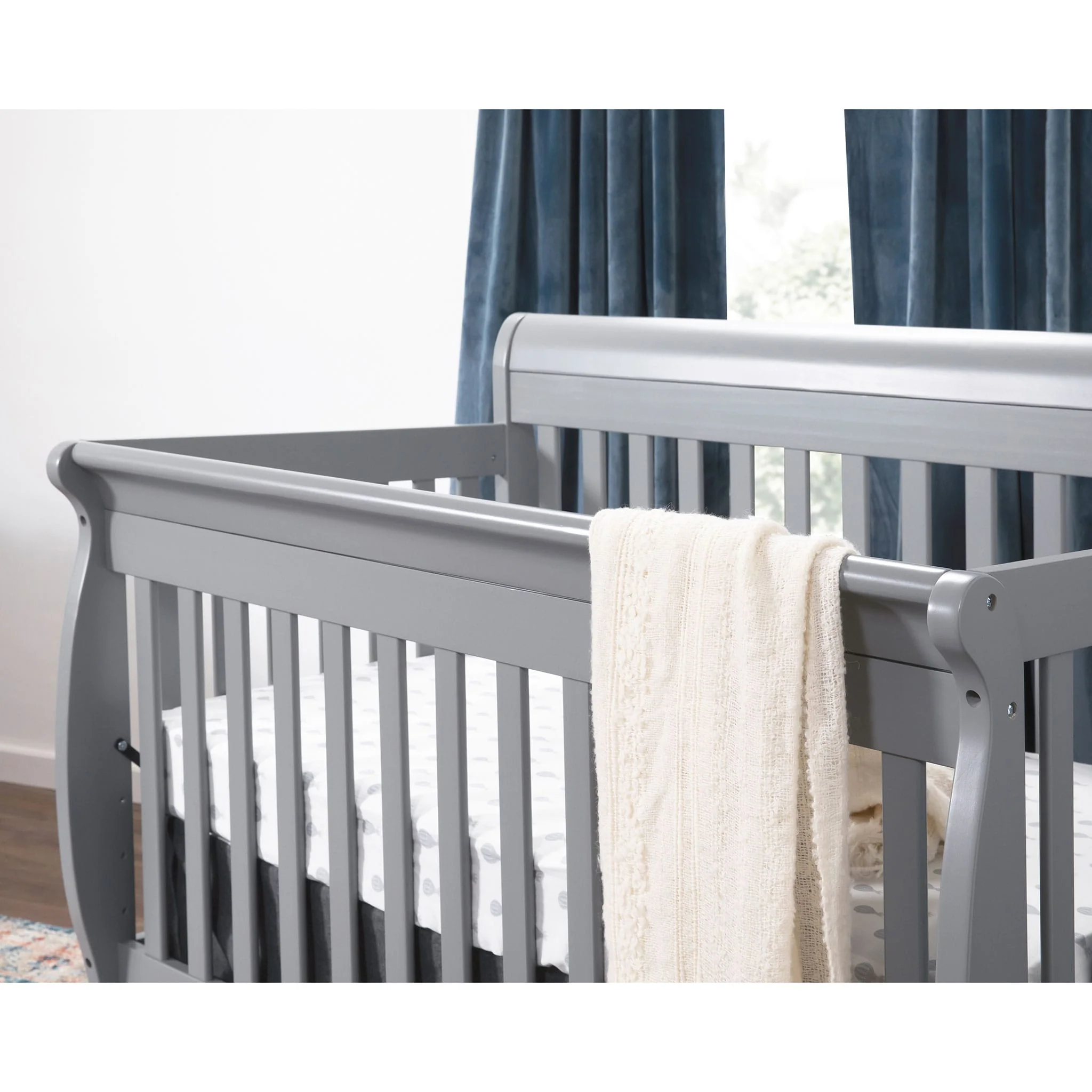 Couchette Convertible 4-en-1 Kalani - Gris - Image 7