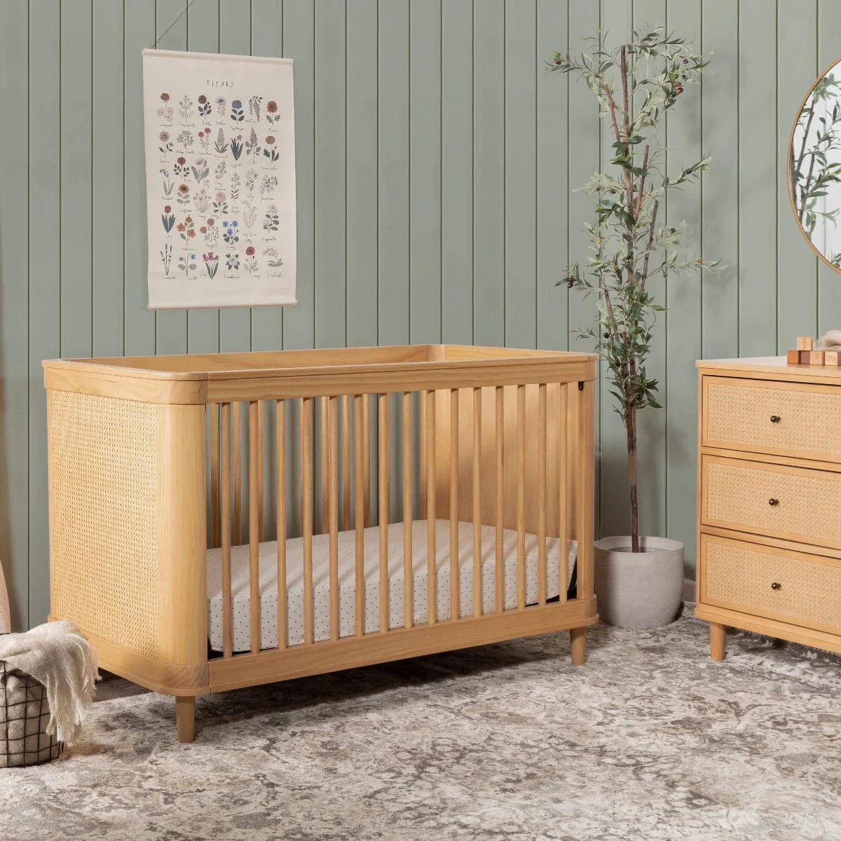 Couchette Convertible 3-en-1 Marin - Miel et Rotin - Image 13