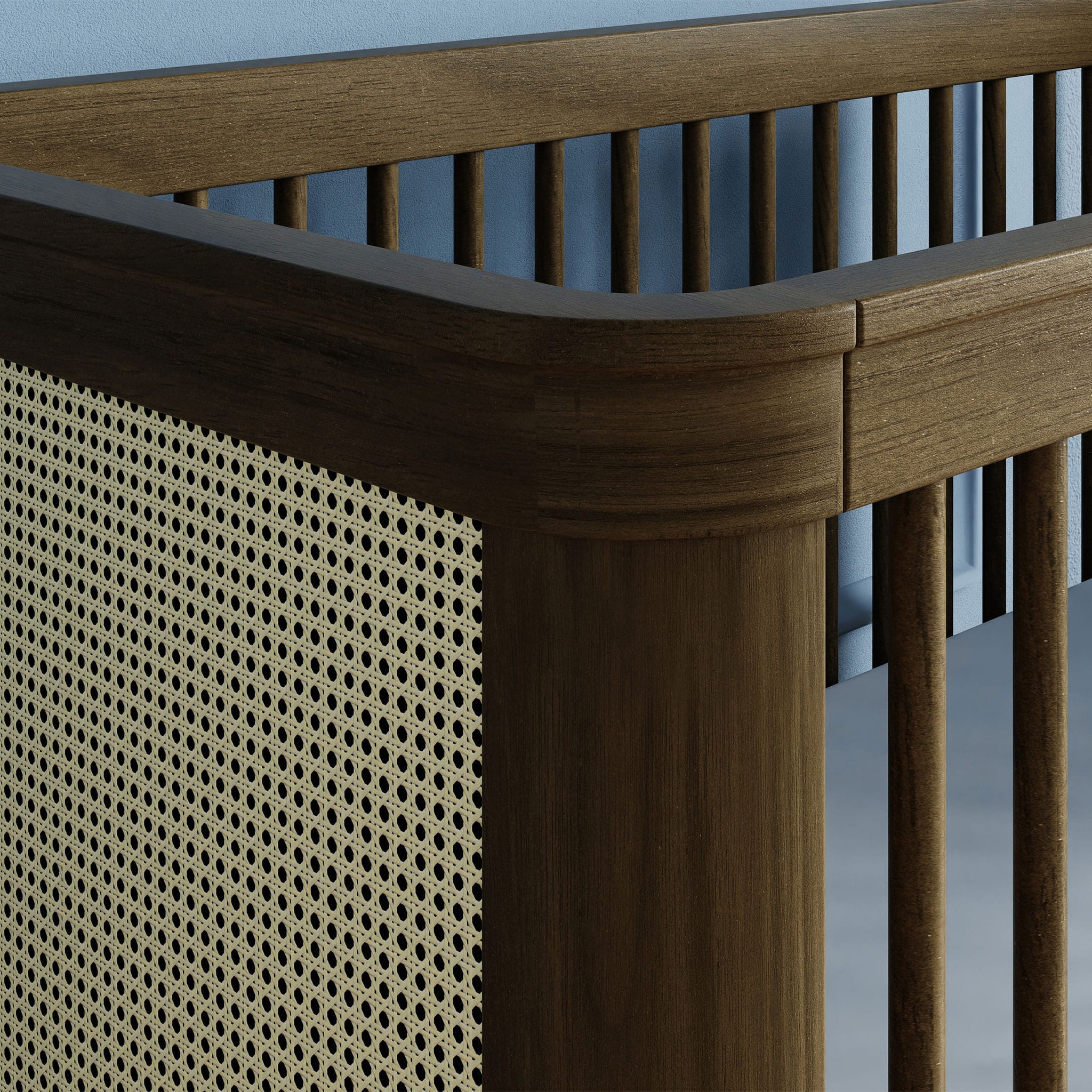 Couchette Convertible 3-en-1 Marin - Naturel Noyer - Image 10