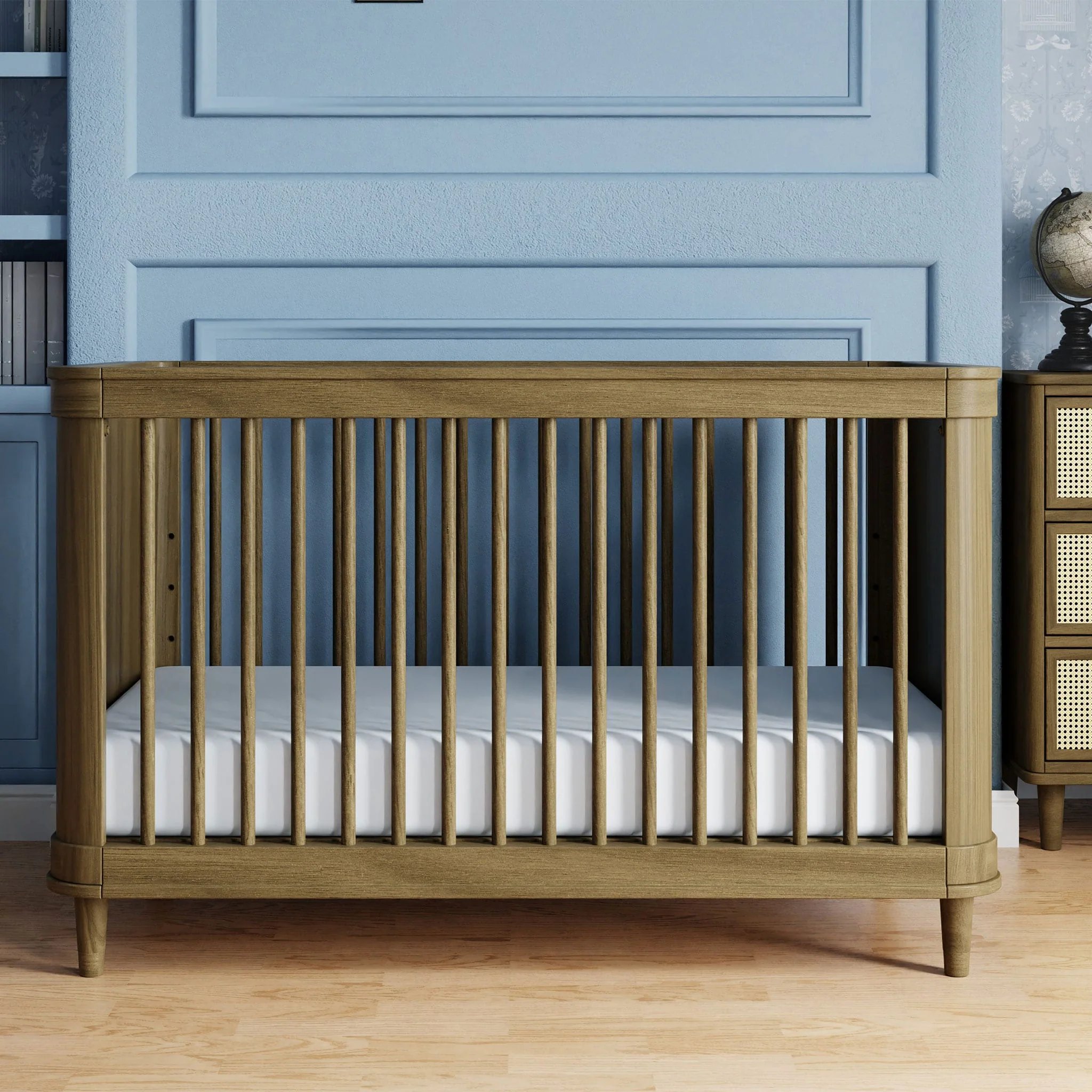 Couchette Convertible 3-en-1 Marin - Naturel Noyer - Image 11