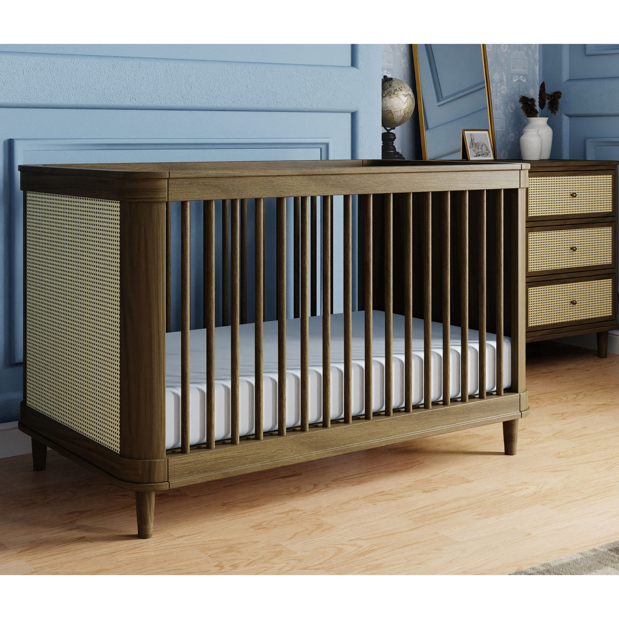 Couchette Convertible 3-en-1 Marin - Naturel Noyer - Image 14