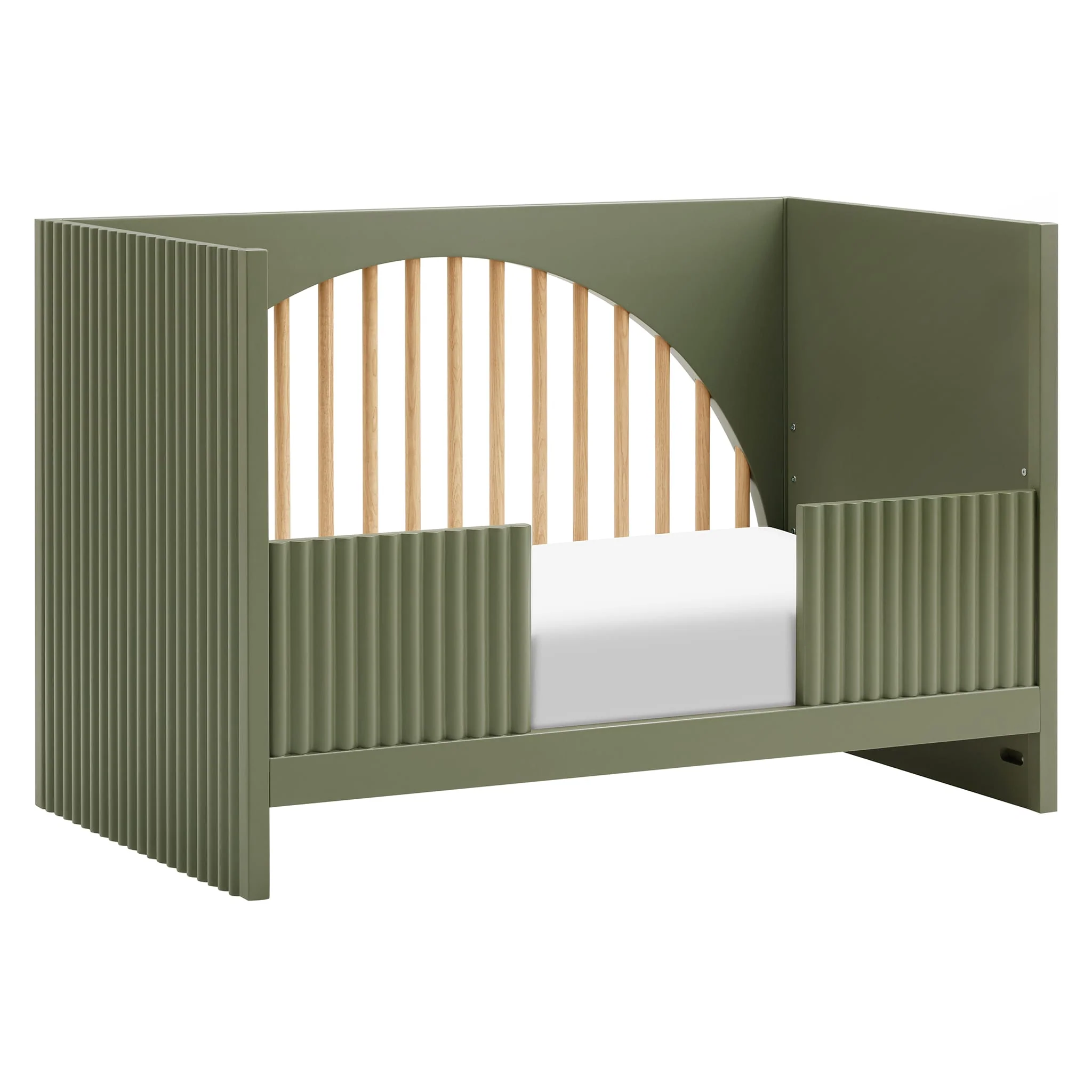 Couchette Convertible 3-en-1 Moab - Olive/Cendre - Image 8