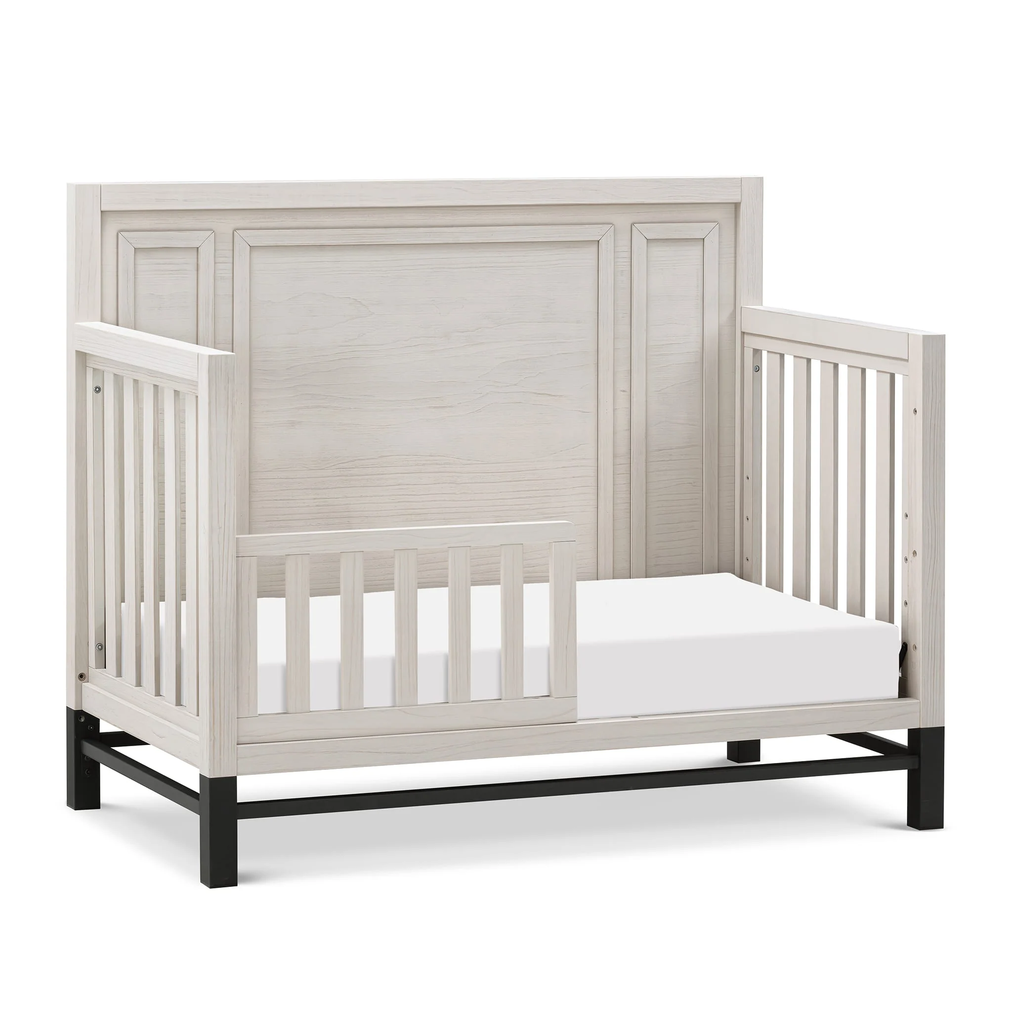 Couchette Convertible 4-en-1 Newbern - Bois Blanc - Image 5