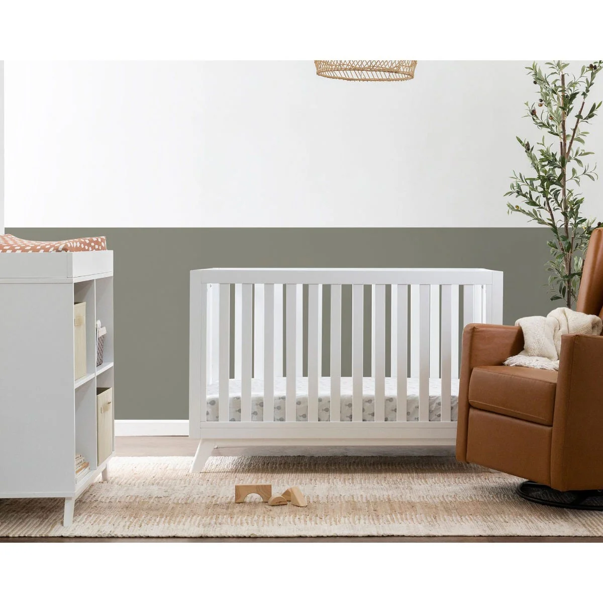 Couchette Convertible 3-en-1 Otto - Blanc - Image 8